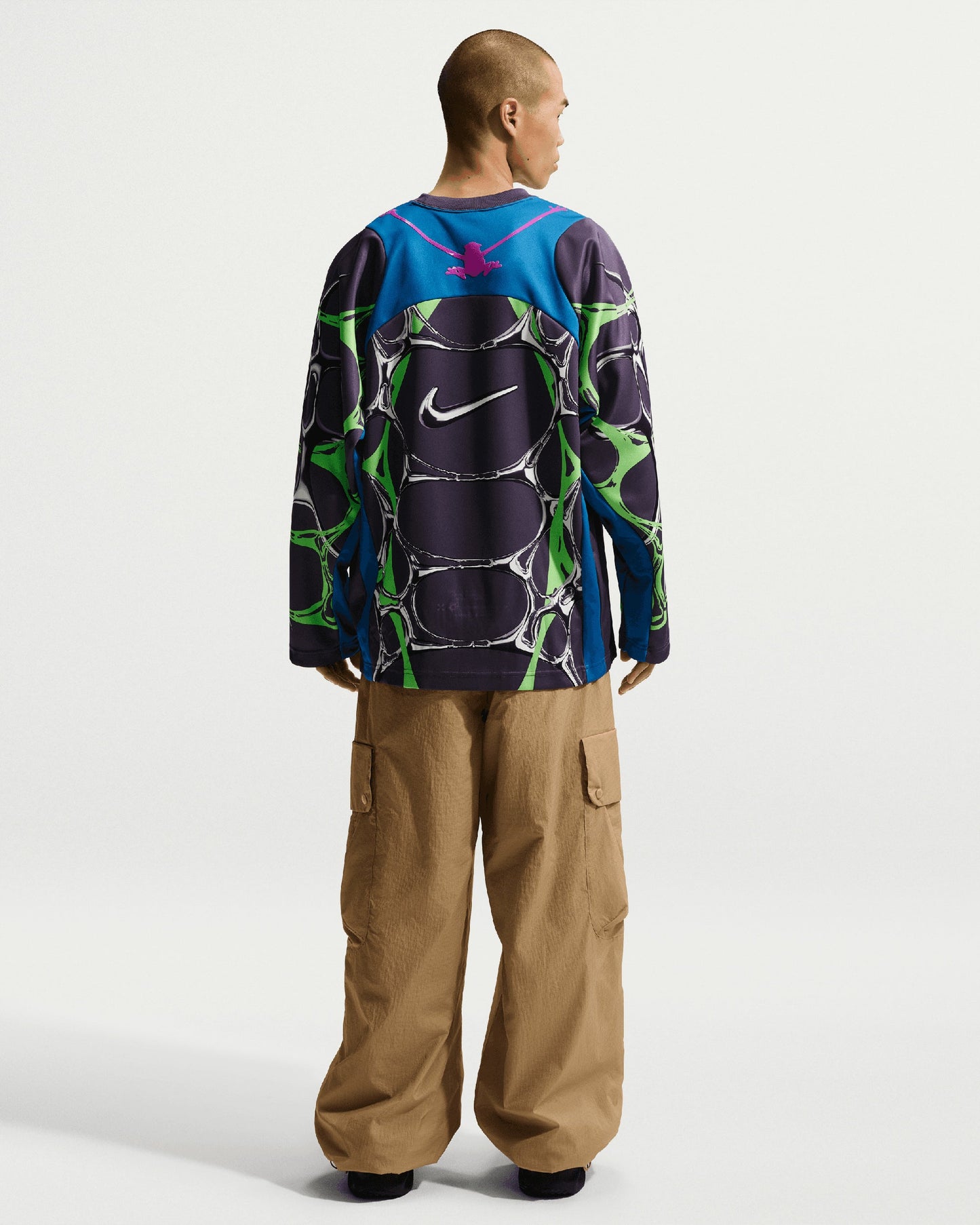 Jersey T-Shirt con gráfico Oversize de manga larga Nike Project F.R.O.G. Jelly Cage para hombre