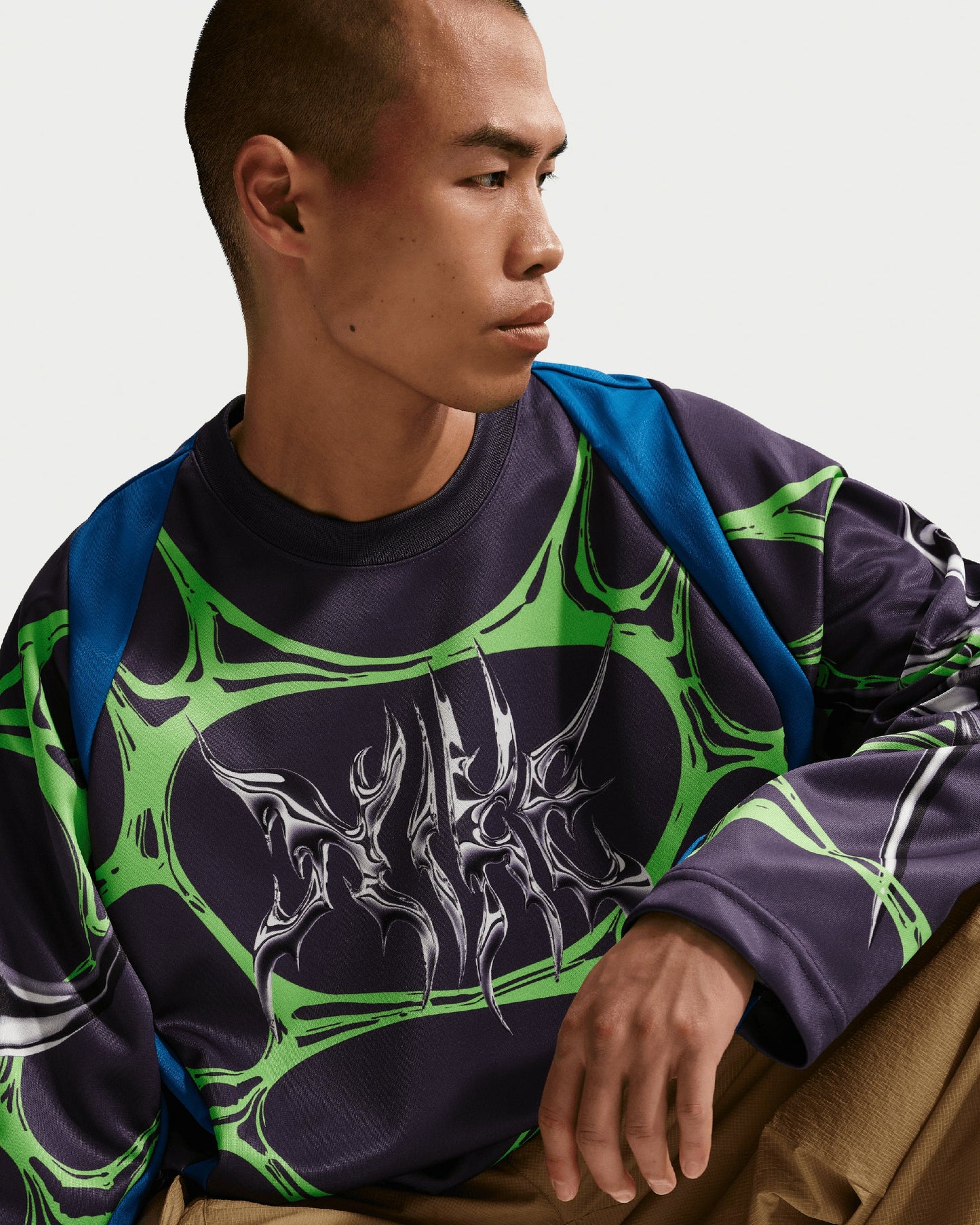 Jersey T-Shirt con gráfico Oversize de manga larga Nike Project F.R.O.G. Jelly Cage para hombre