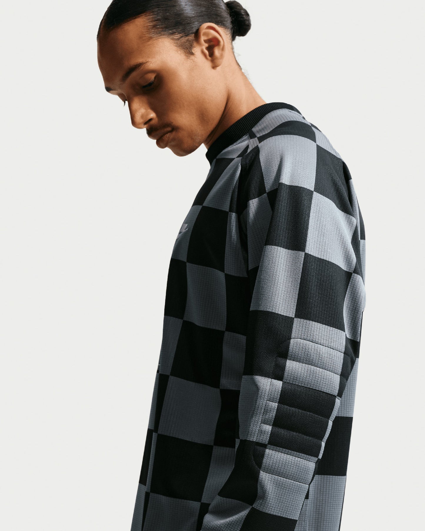 Jersey T-Shirt de cuadros Relaxed de manga larga Nike Sportswear Club Goalie para hombre