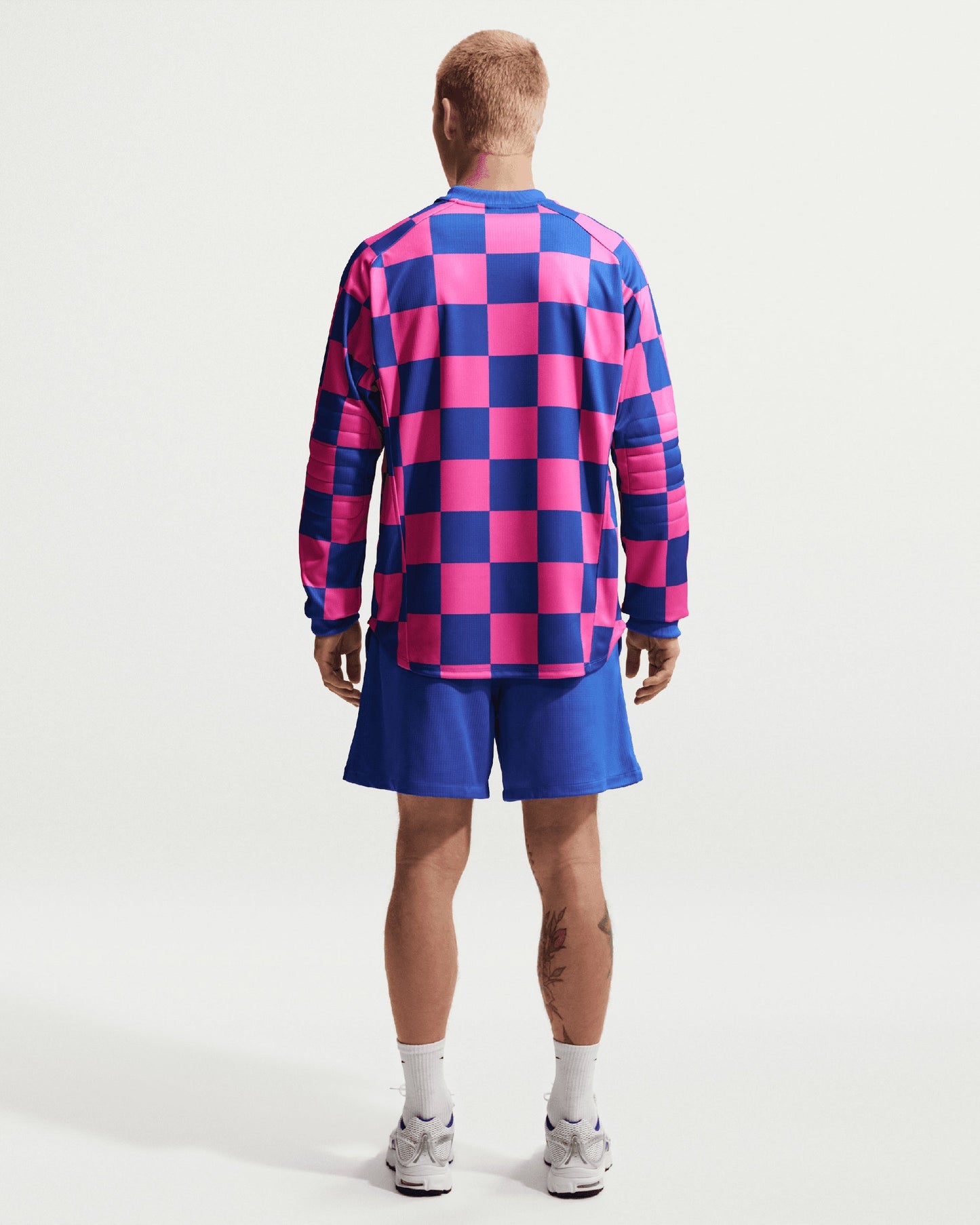 Jersey T-Shirt de cuadros Relaxed de manga larga Nike Sportswear Club Goalie para hombre