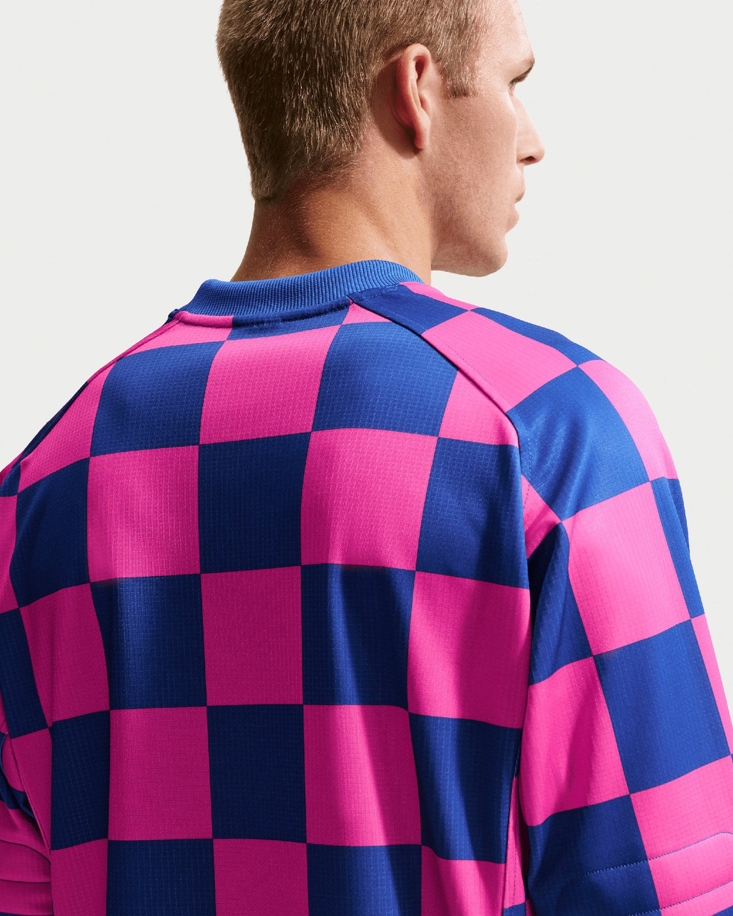 Jersey T-Shirt de cuadros Relaxed de manga larga Nike Sportswear Club Goalie para hombre