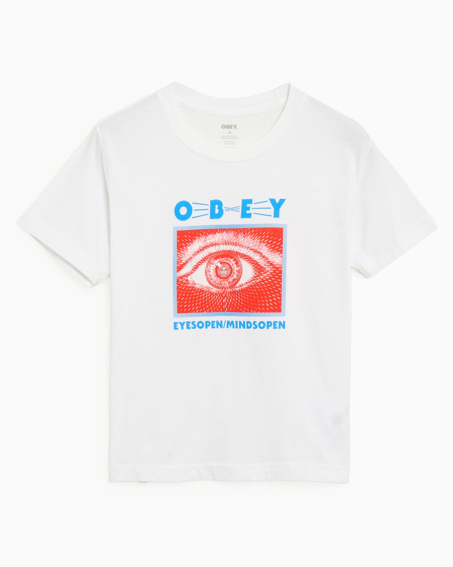 Camiseta Relaxed OBEY Clothing Eyes Open Mind Open para mujer