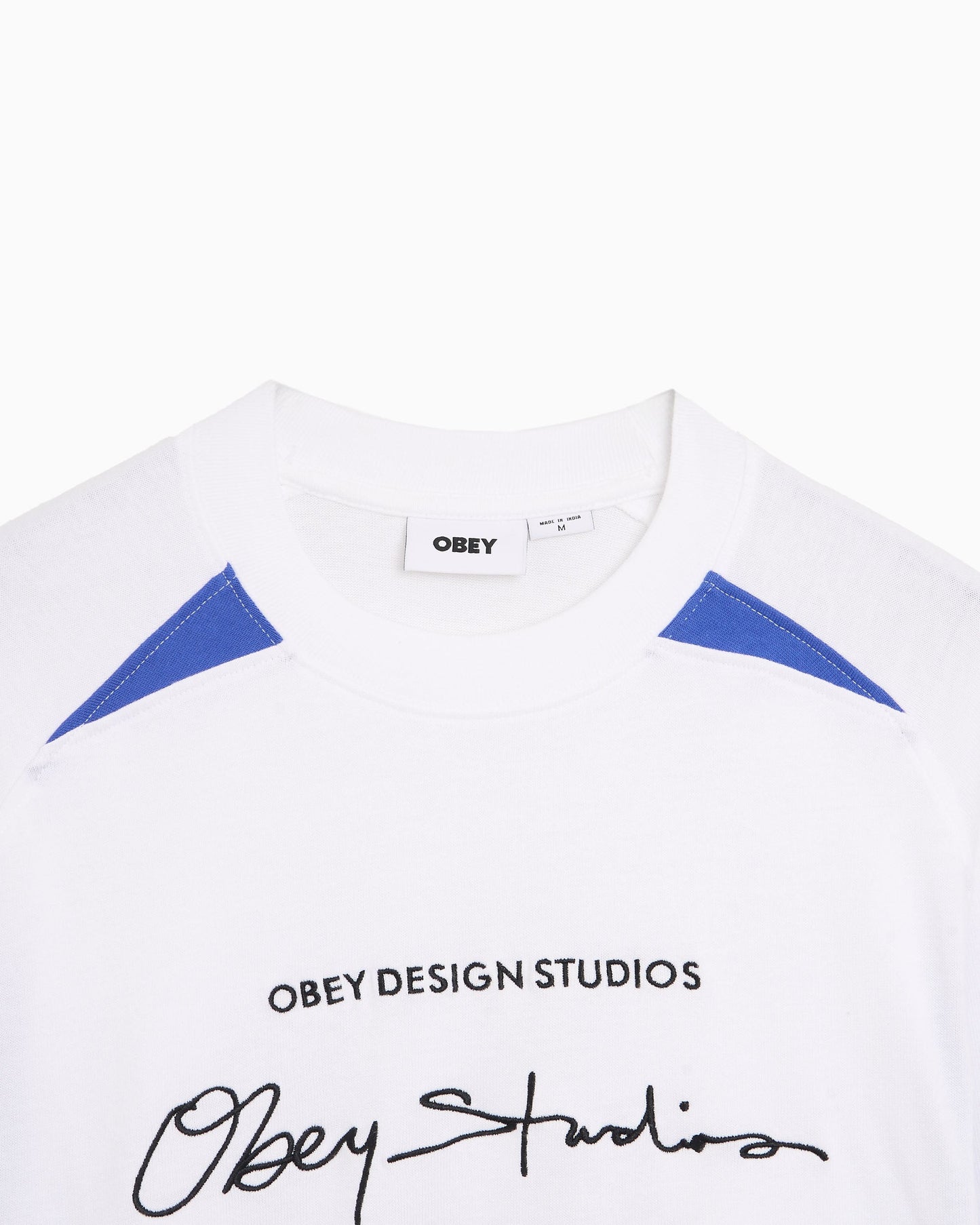 Camiseta bordado de manga larga OBEY Clothing League para hombre