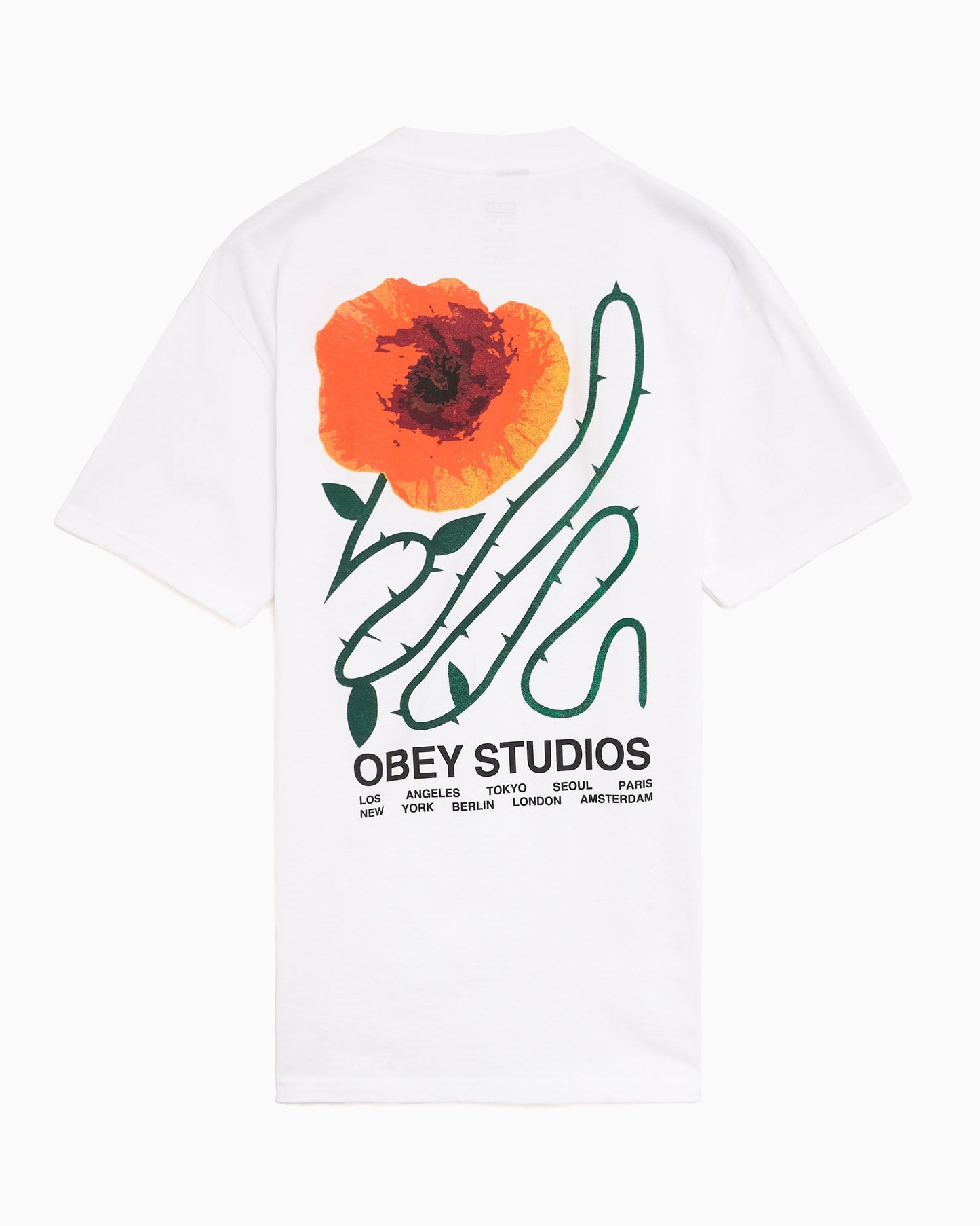 Camiseta con gráfico OBEY Clothing Moves Of Life para hombre