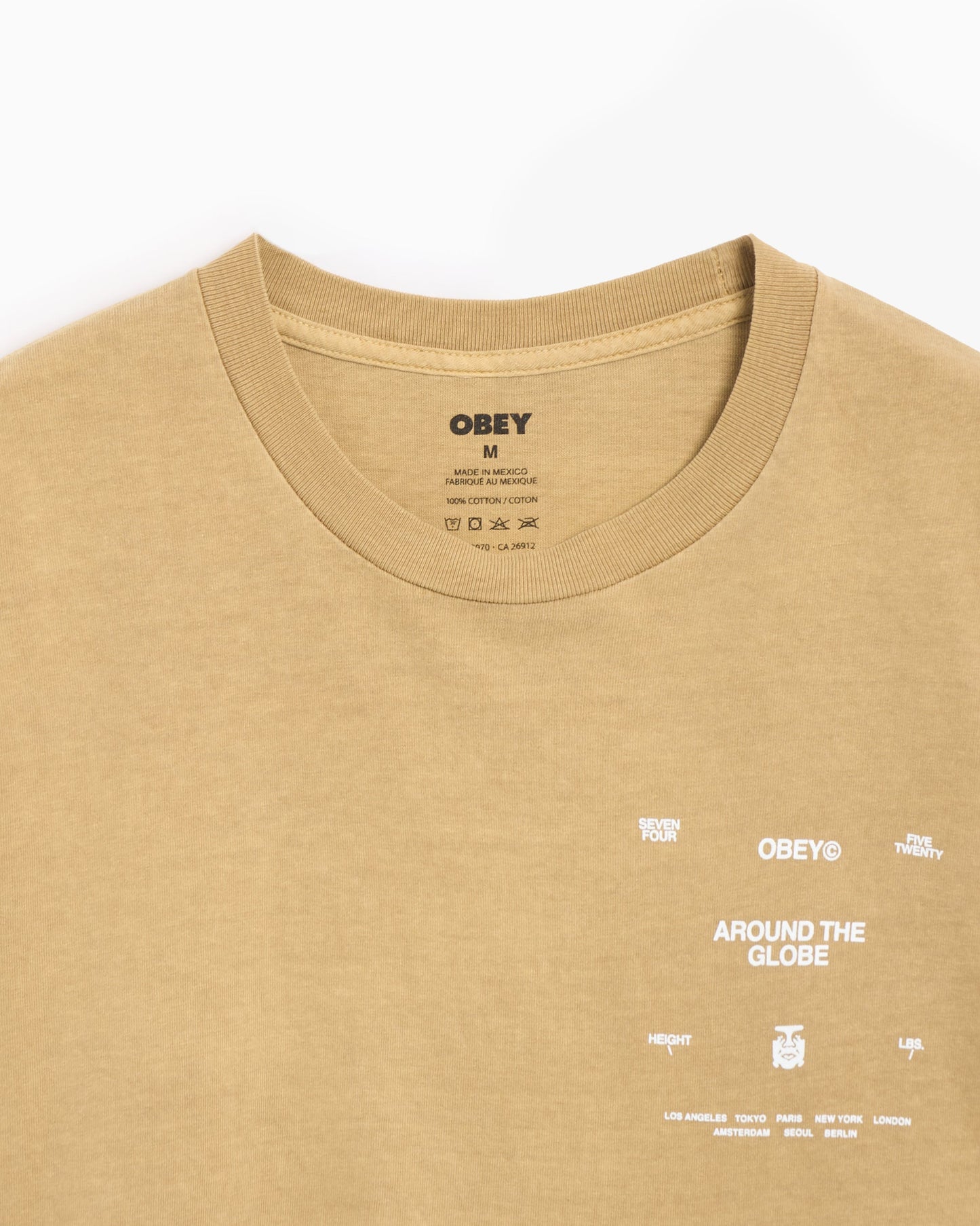 Camiseta OBEY Clothing Obey Around The Globe Men's T-Shirt para hombre