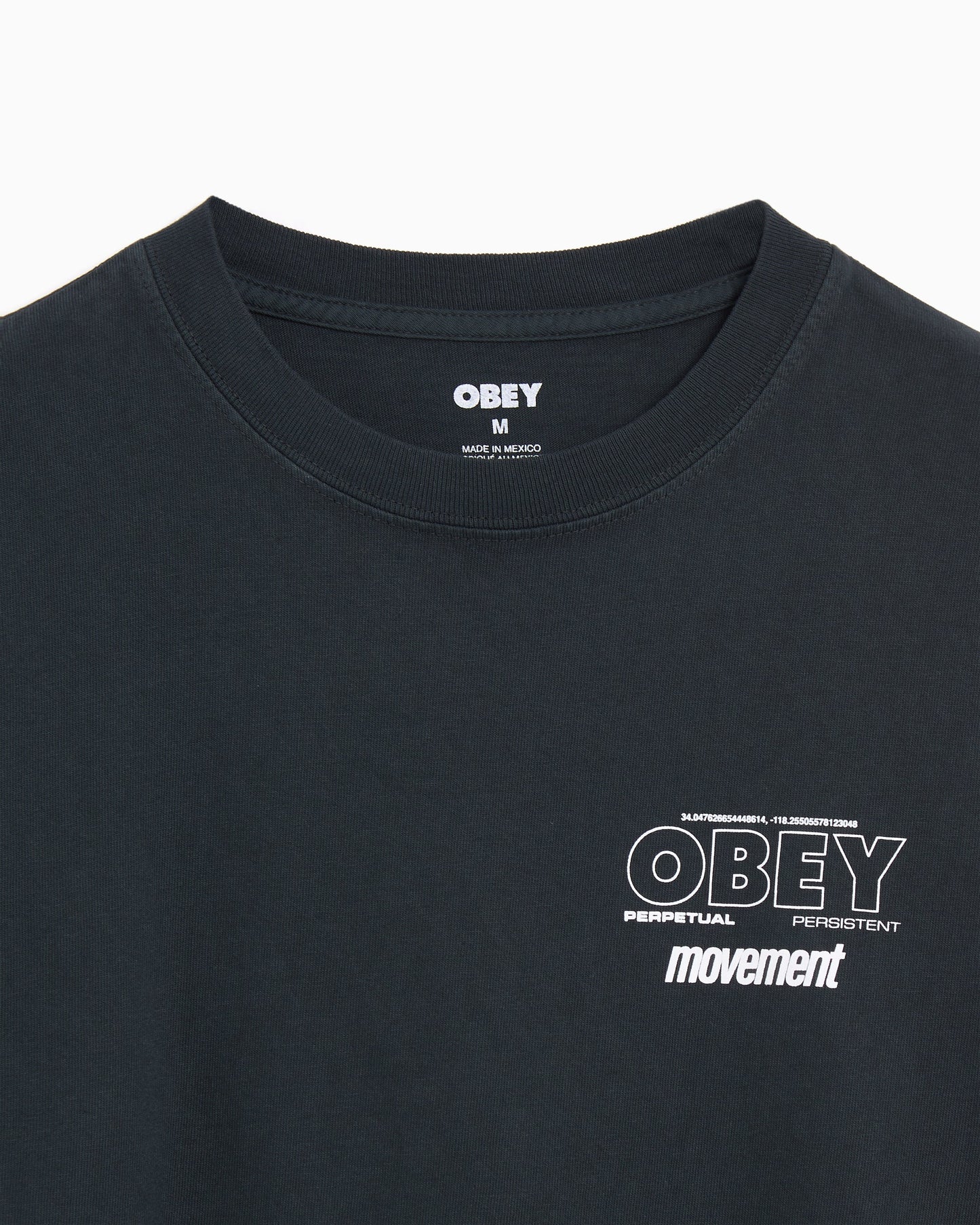 Camiseta con gráfico OBEY Clothing Persistent Movement para hombre