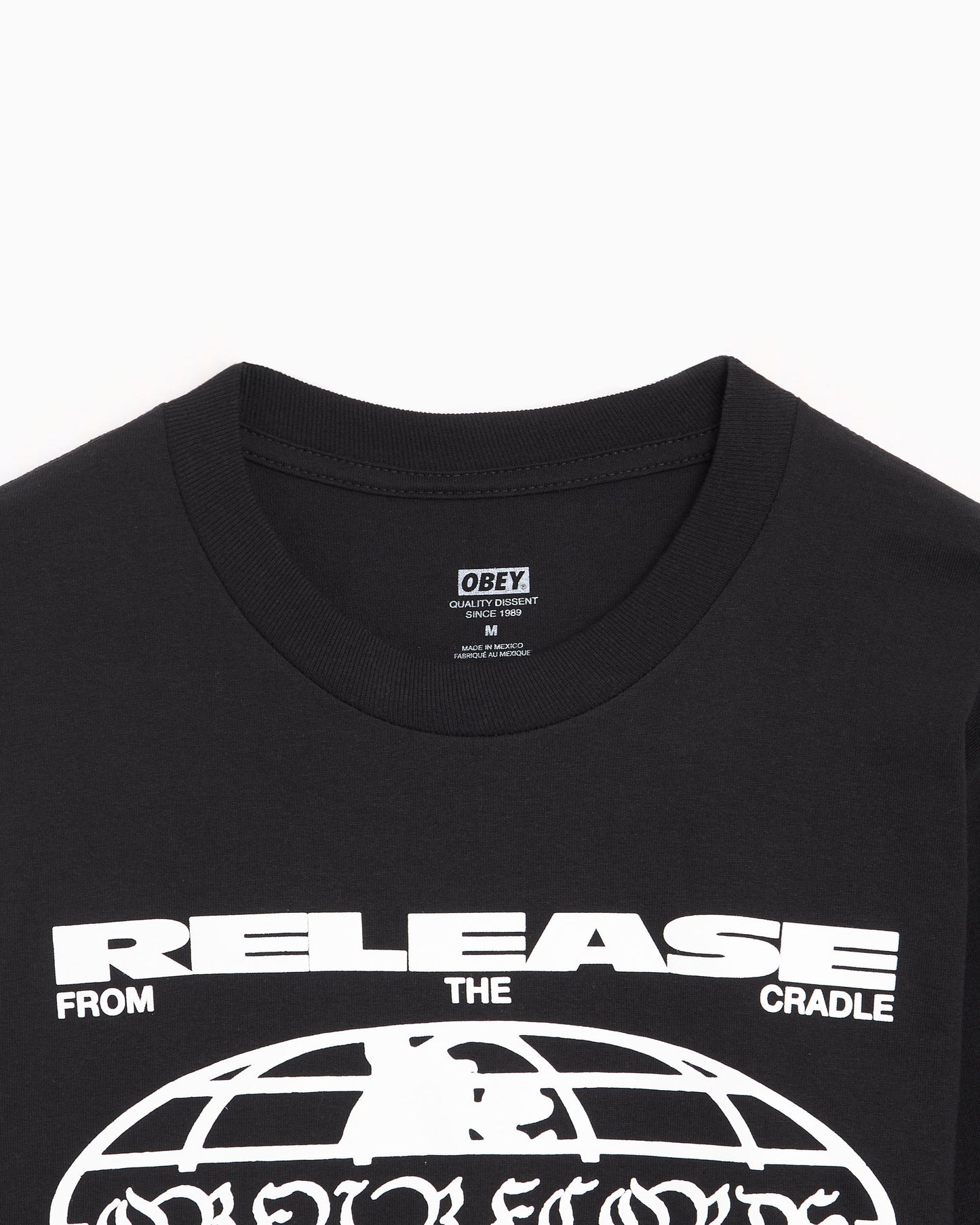 Camiseta con gráfico de manga larga OBEY Clothing Release Your Mind para hombre