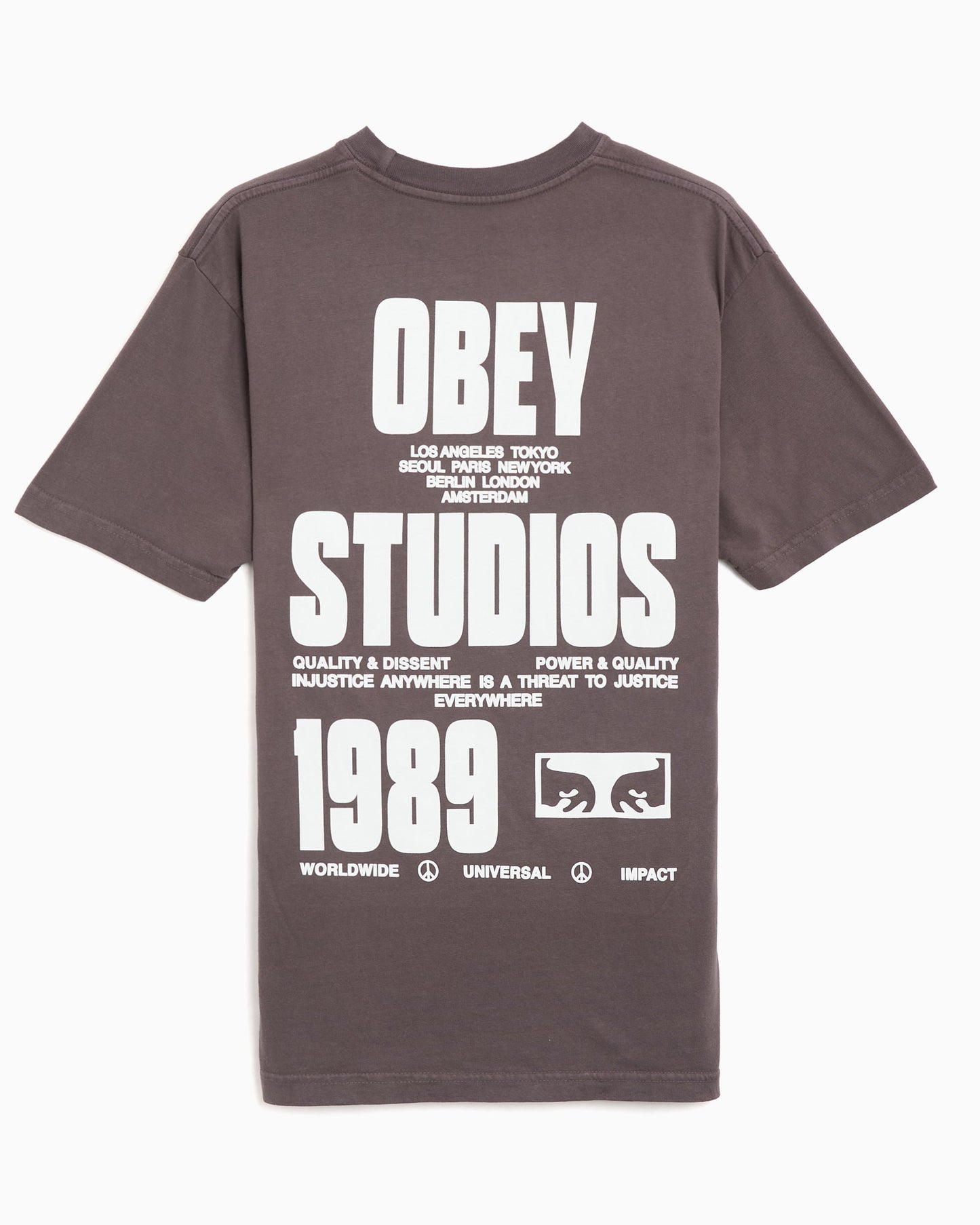 Camiseta con gráfico OBEY Clothing Stamped para hombre