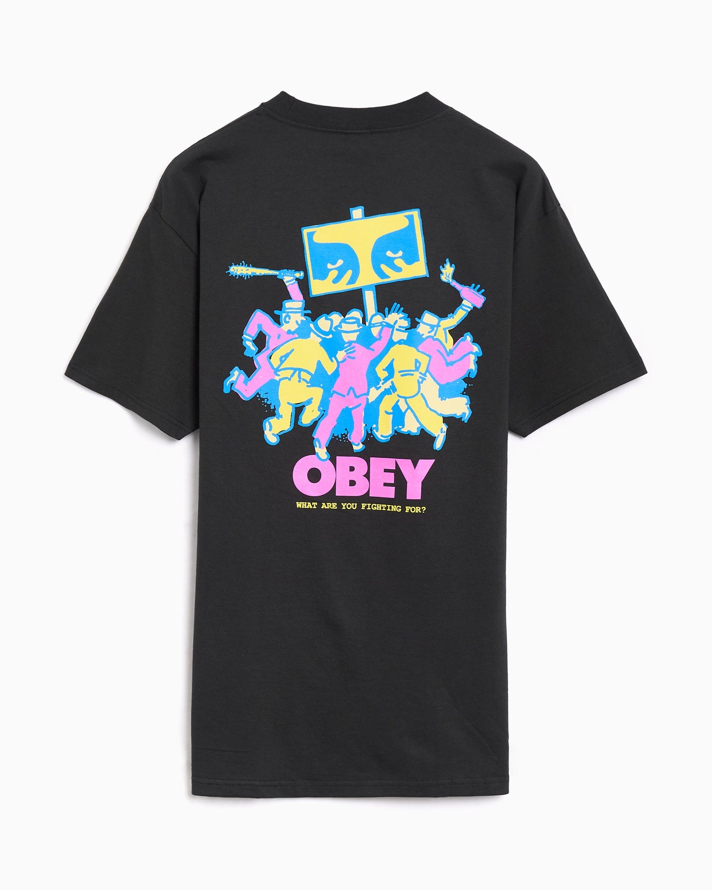 Camiseta con gráfico OBEY Clothing Steady Mobbin para hombre