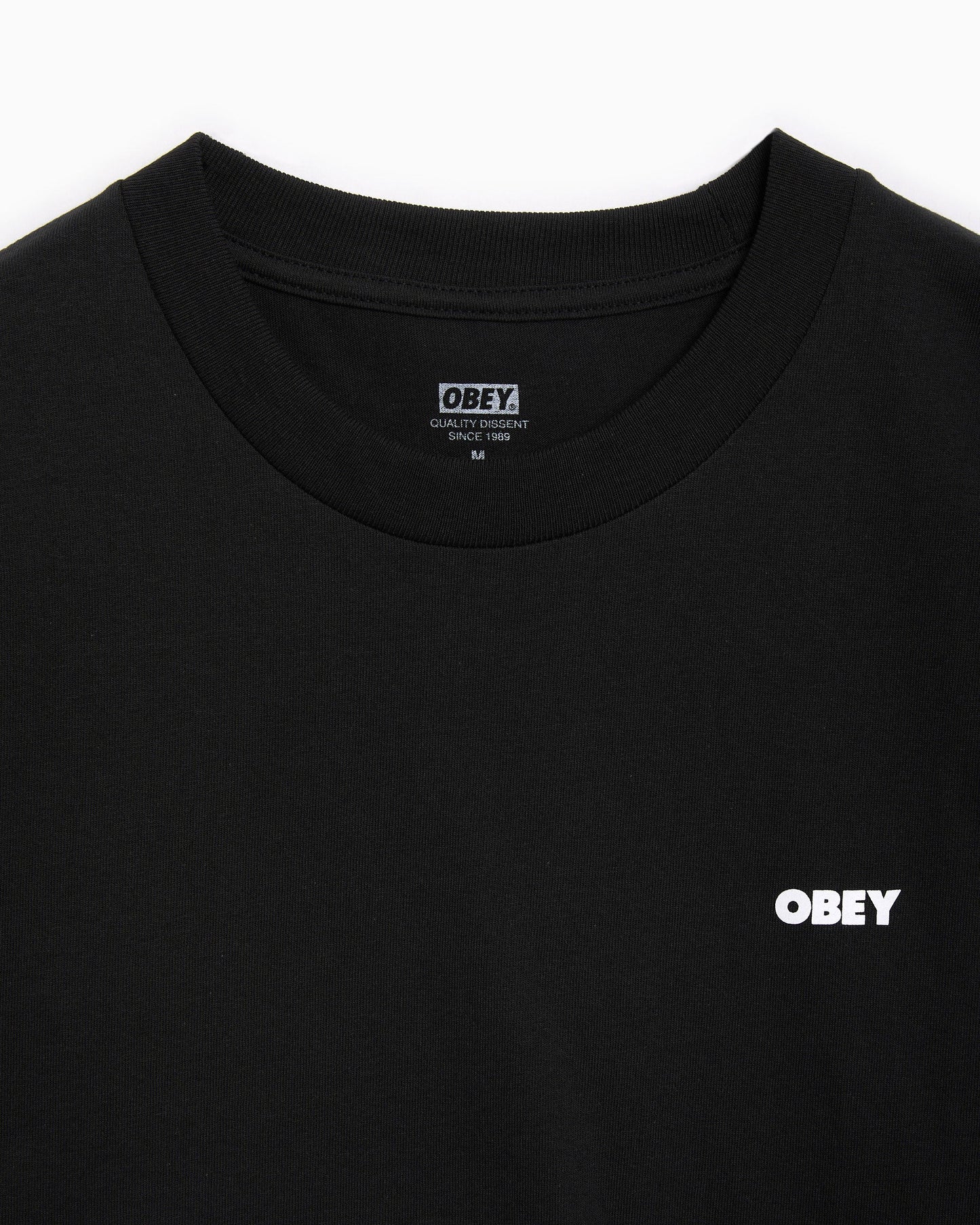 Camiseta con gráfico OBEY Clothing World in Flames para hombre