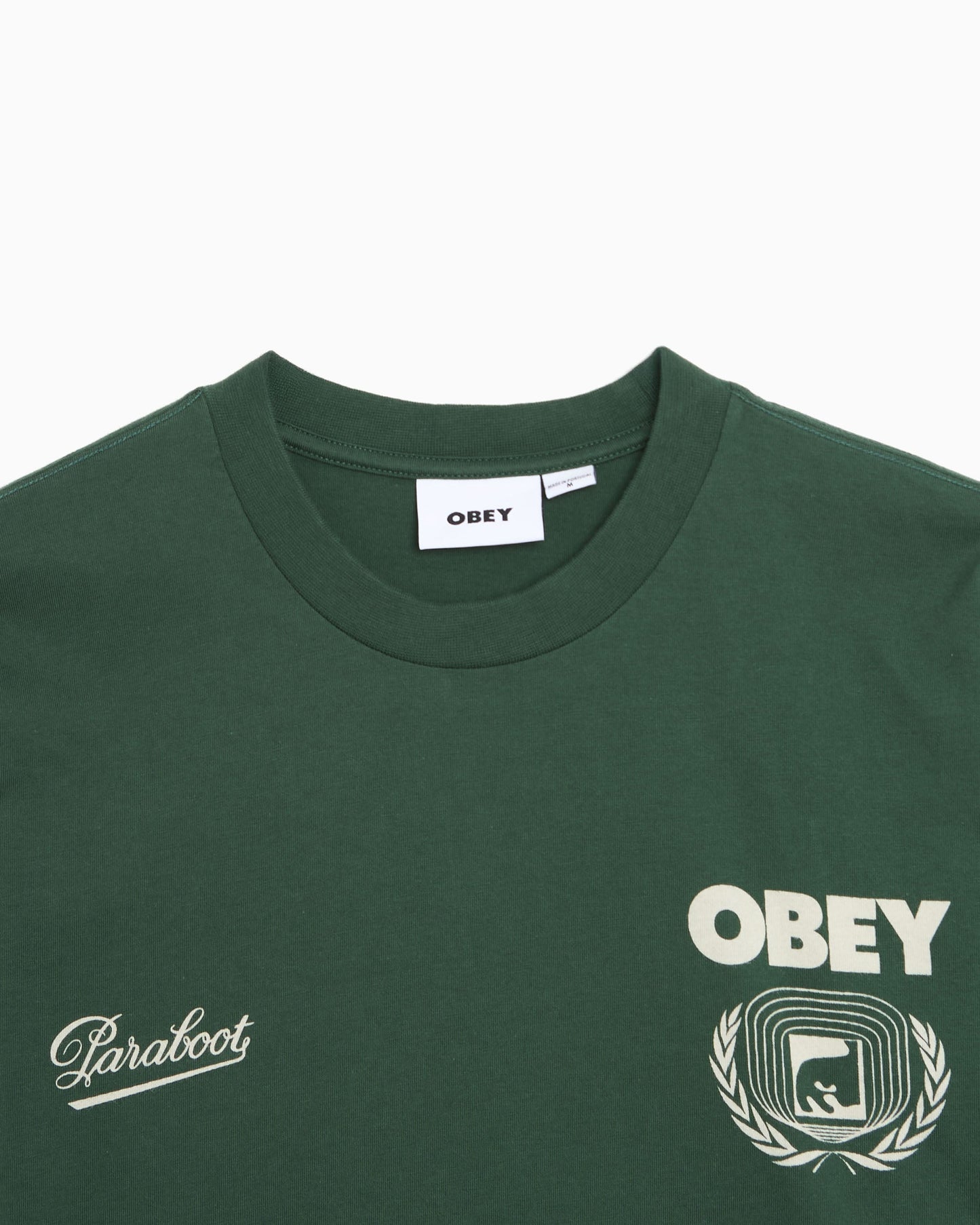 Camiseta con logo OBEY Clothing x Paraboot Kranks para hombre
