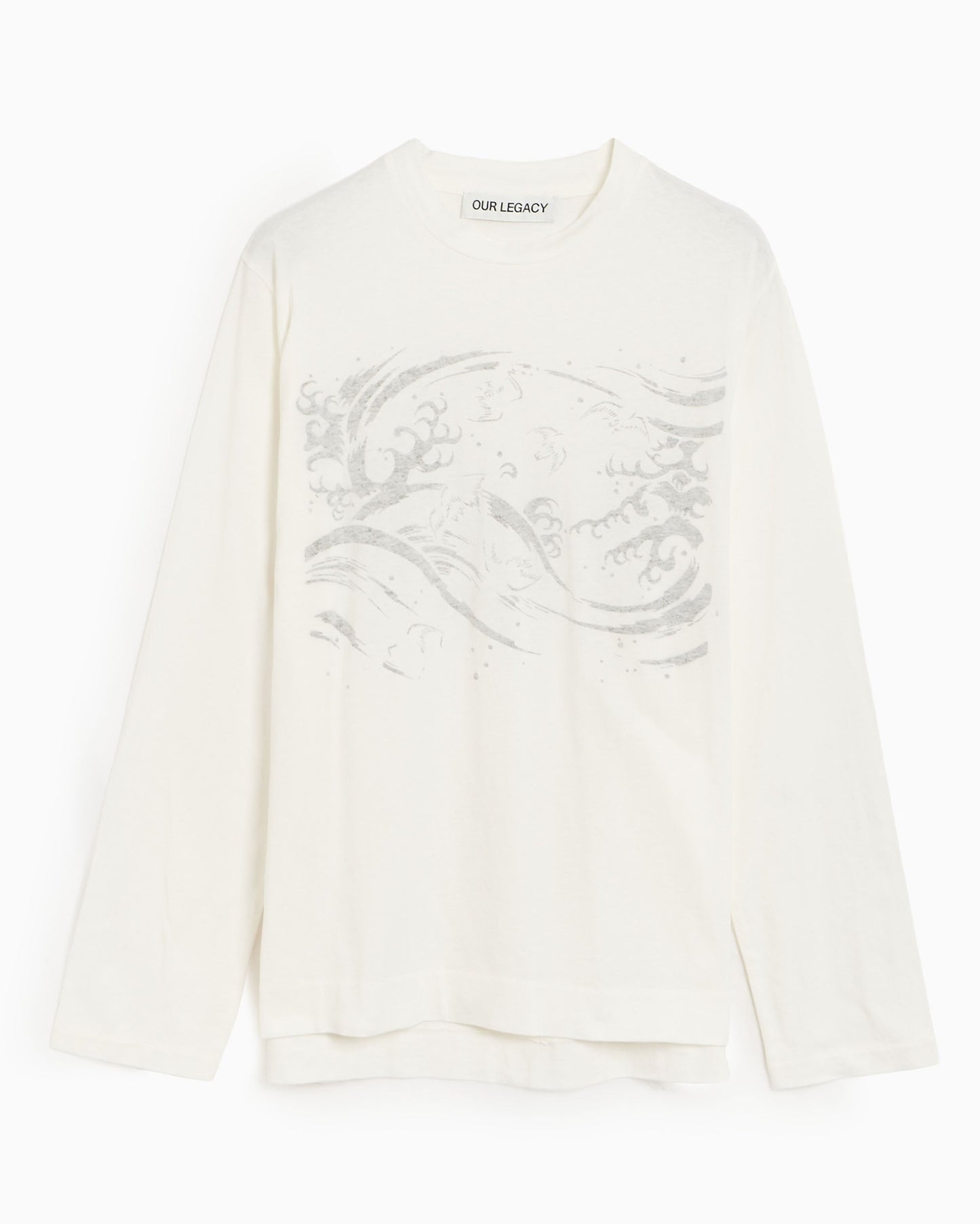 Camiseta con gráfico Relaxed de manga larga Our Legacy Fleeting Breeze para hombre