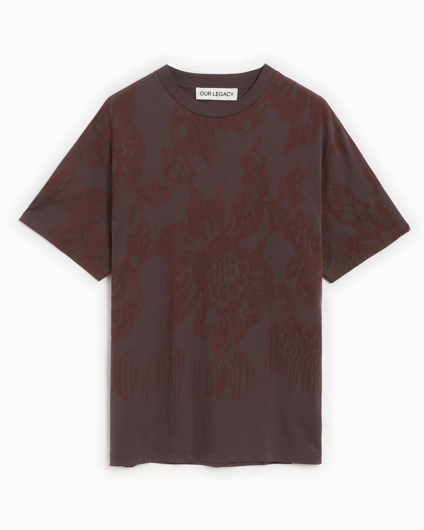 Camiseta Our Legacy Tasty Raisin Lace Stencil para hombre