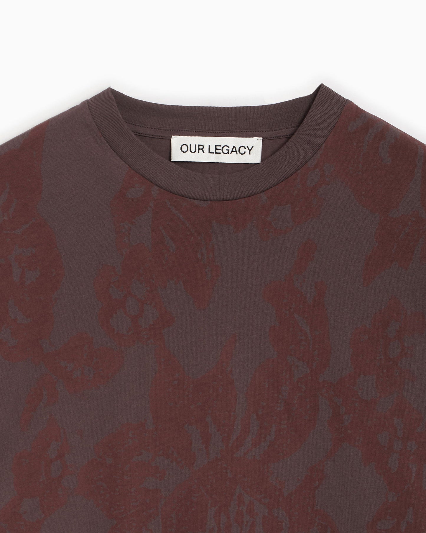 Camiseta Our Legacy Tasty Raisin Lace Stencil para hombre