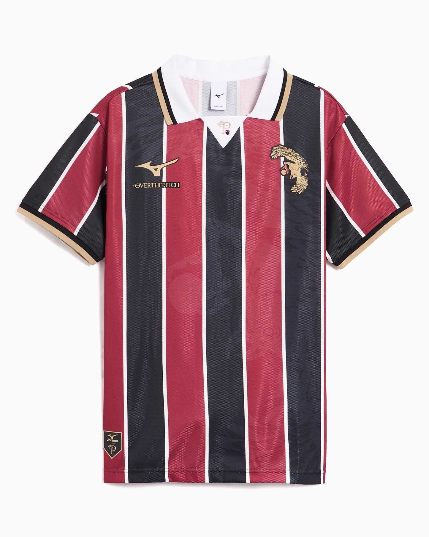 Jersey T-Shirt de rayas OVER THE PITCH x Mizuno Football para hombre