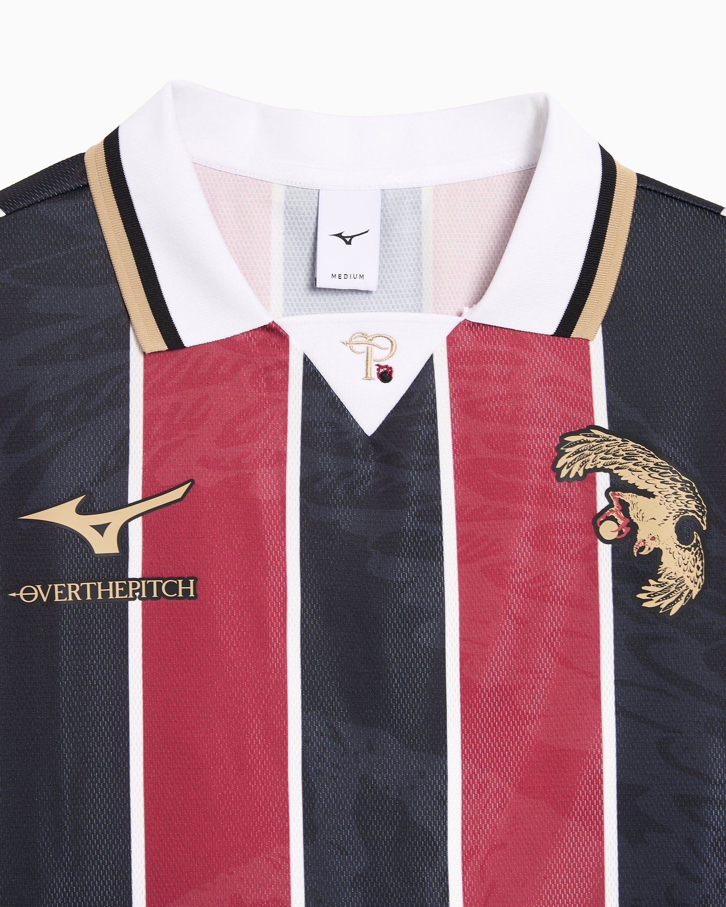 Jersey T-Shirt de rayas OVER THE PITCH x Mizuno Football para hombre