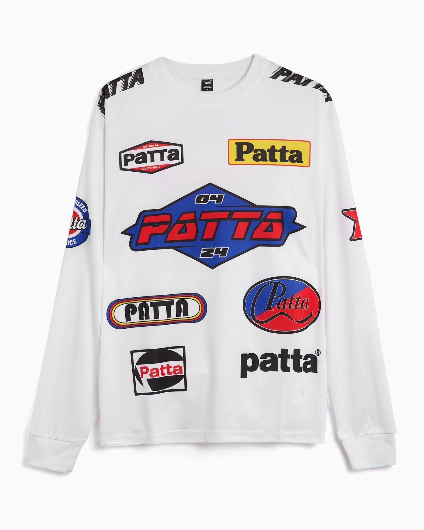 Camiseta con gráfico de manga larga Patta Sponsor Jersey para hombre
