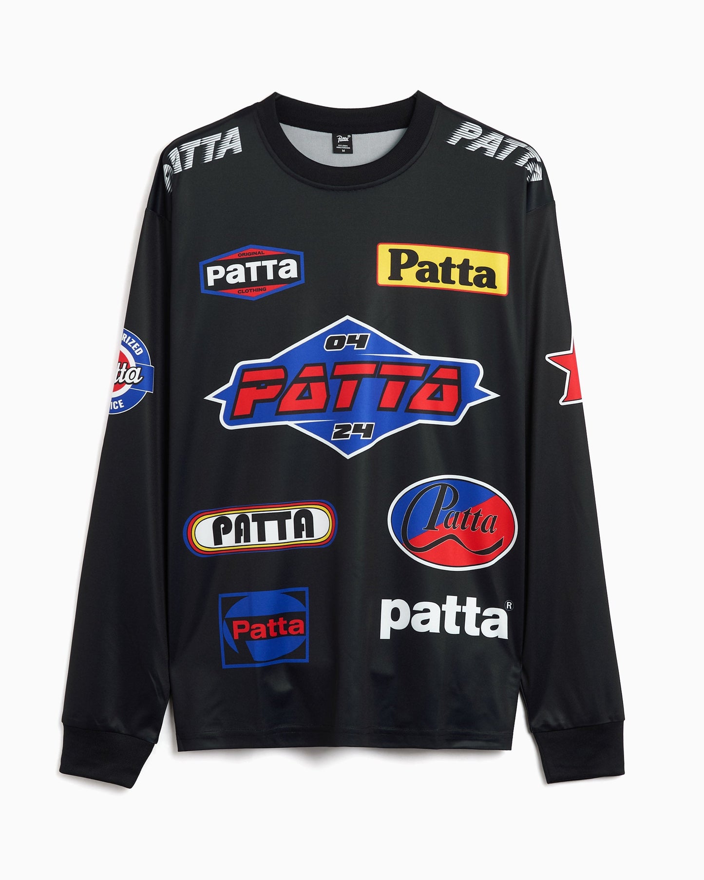 Camiseta con gráfico de manga larga Patta Sponsor Jersey para hombre