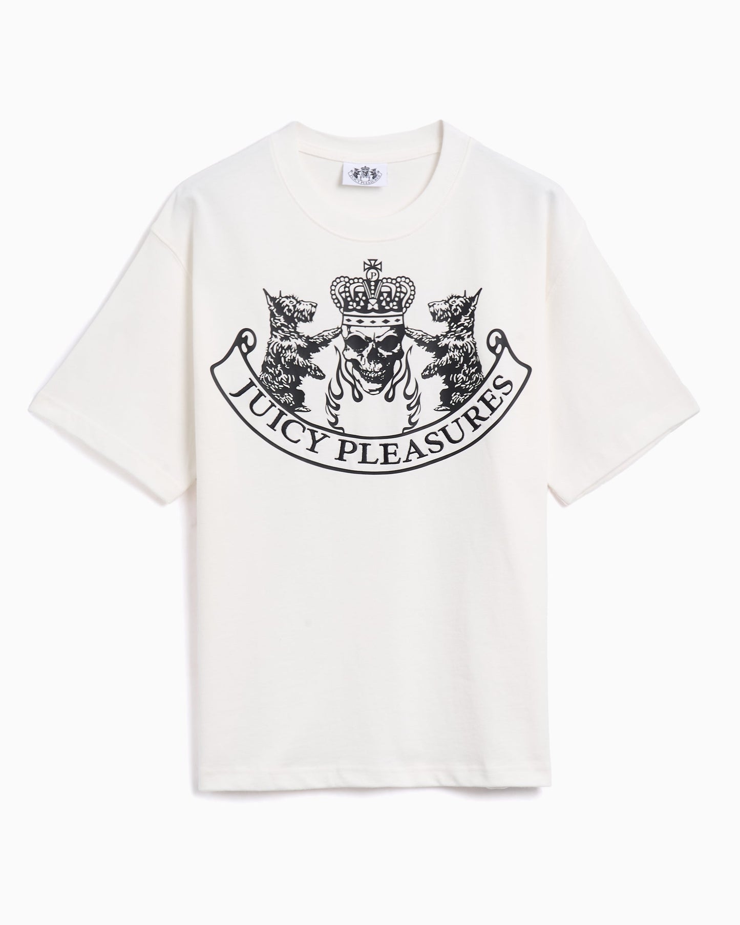 Camiseta Relaxed Pleasures x Juicy Couture Skull Crest Heavyweight para hombre