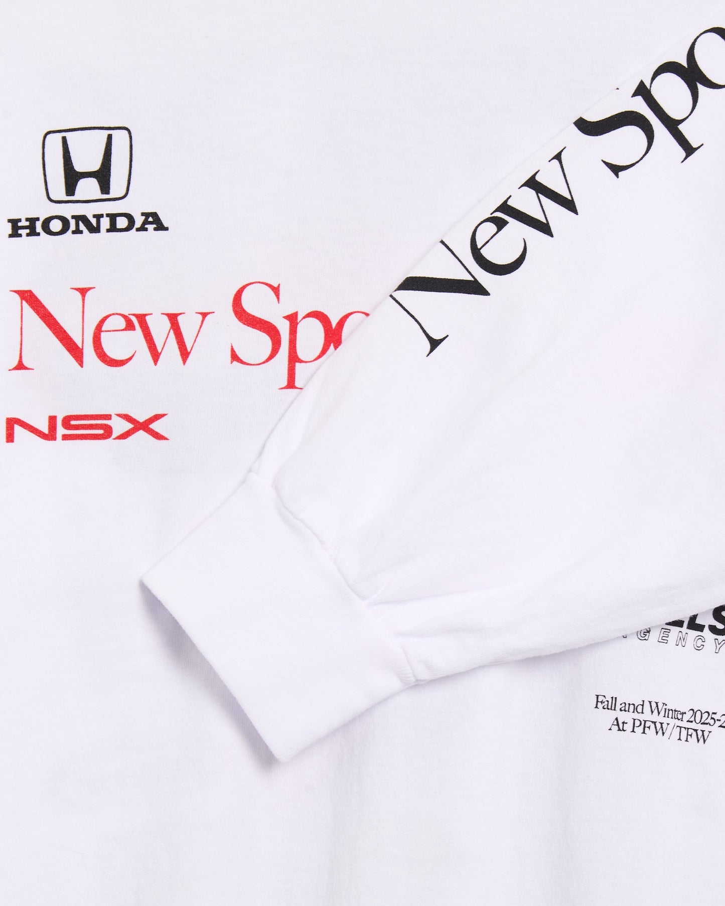 Camiseta con gráfico Relaxed de manga larga Poliquant The New Sports X 1990 Limited Edition para hombre