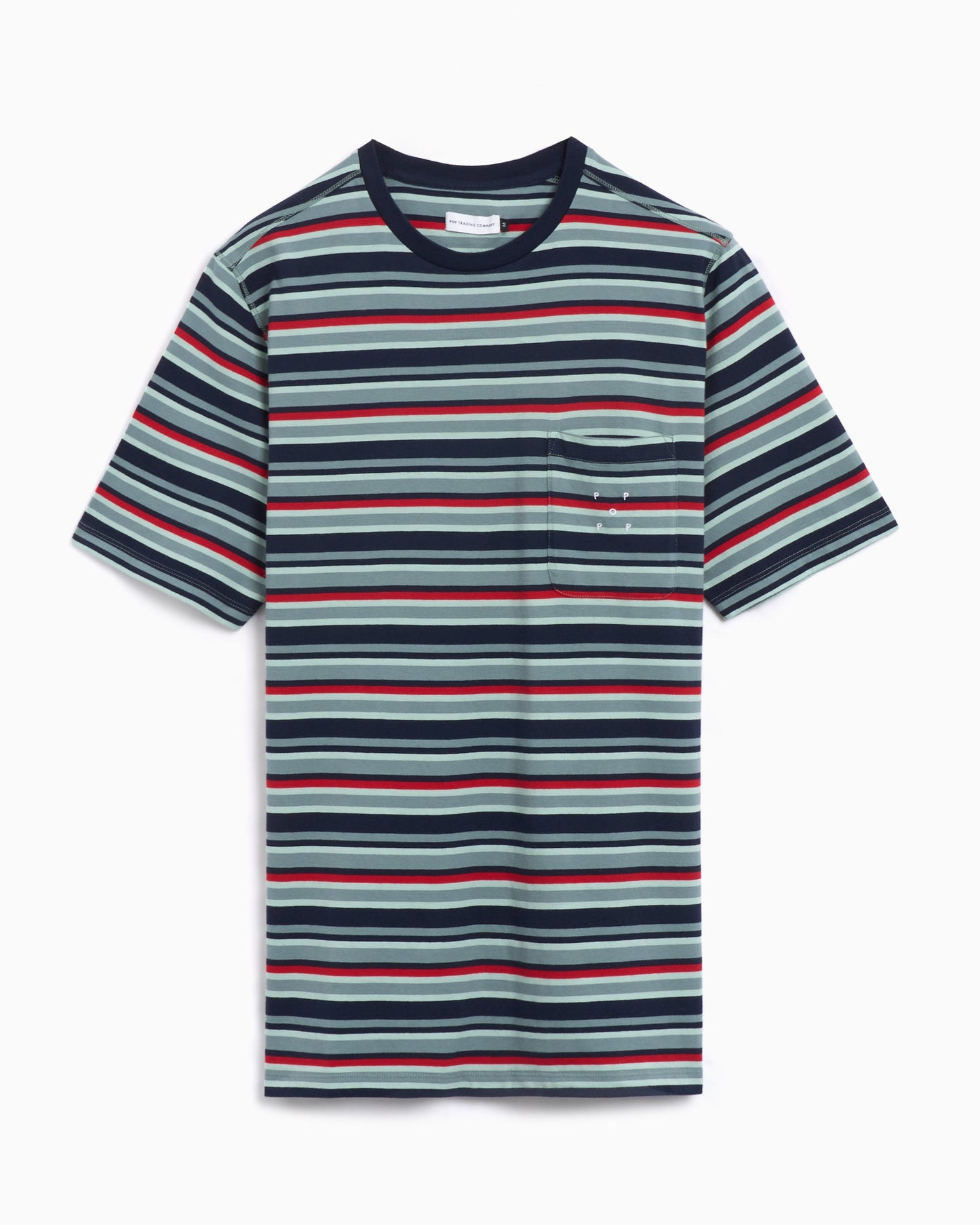 Camiseta Pop Trading Company Men's Striped Pocket T-Shirt para hombre