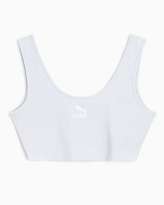 Camiseta Puma Classics Women's Ribbed Crop Top para mujer