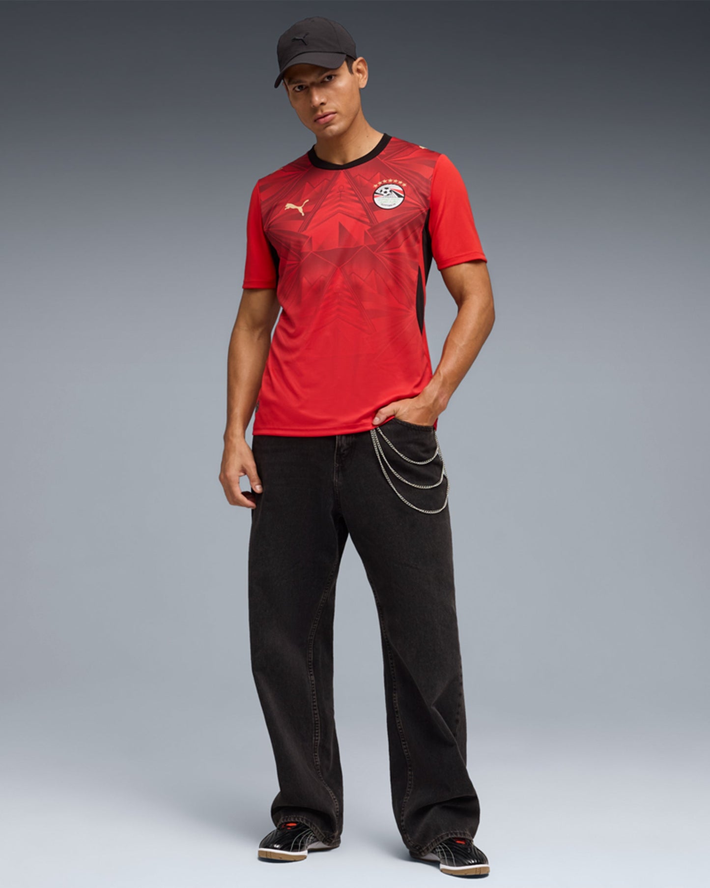 Jersey T-Shirt 1ª equipación 2026 Puma Egypt Futbol para hombre