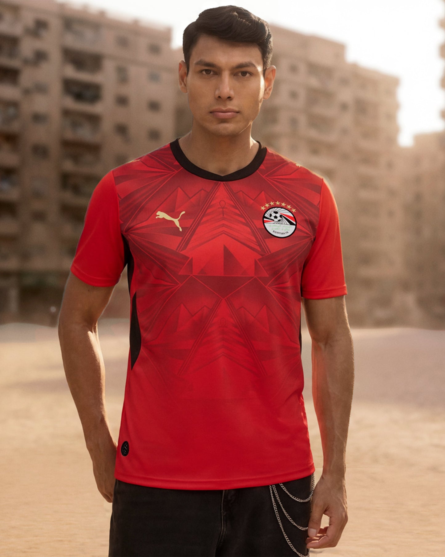 Jersey T-Shirt 1ª equipación 2026 Puma Egypt Futbol para hombre