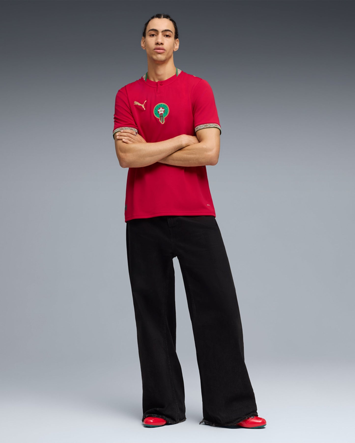 Jersey T-Shirt 1ª equipación 2026 Puma Morocco Futbol para hombre
