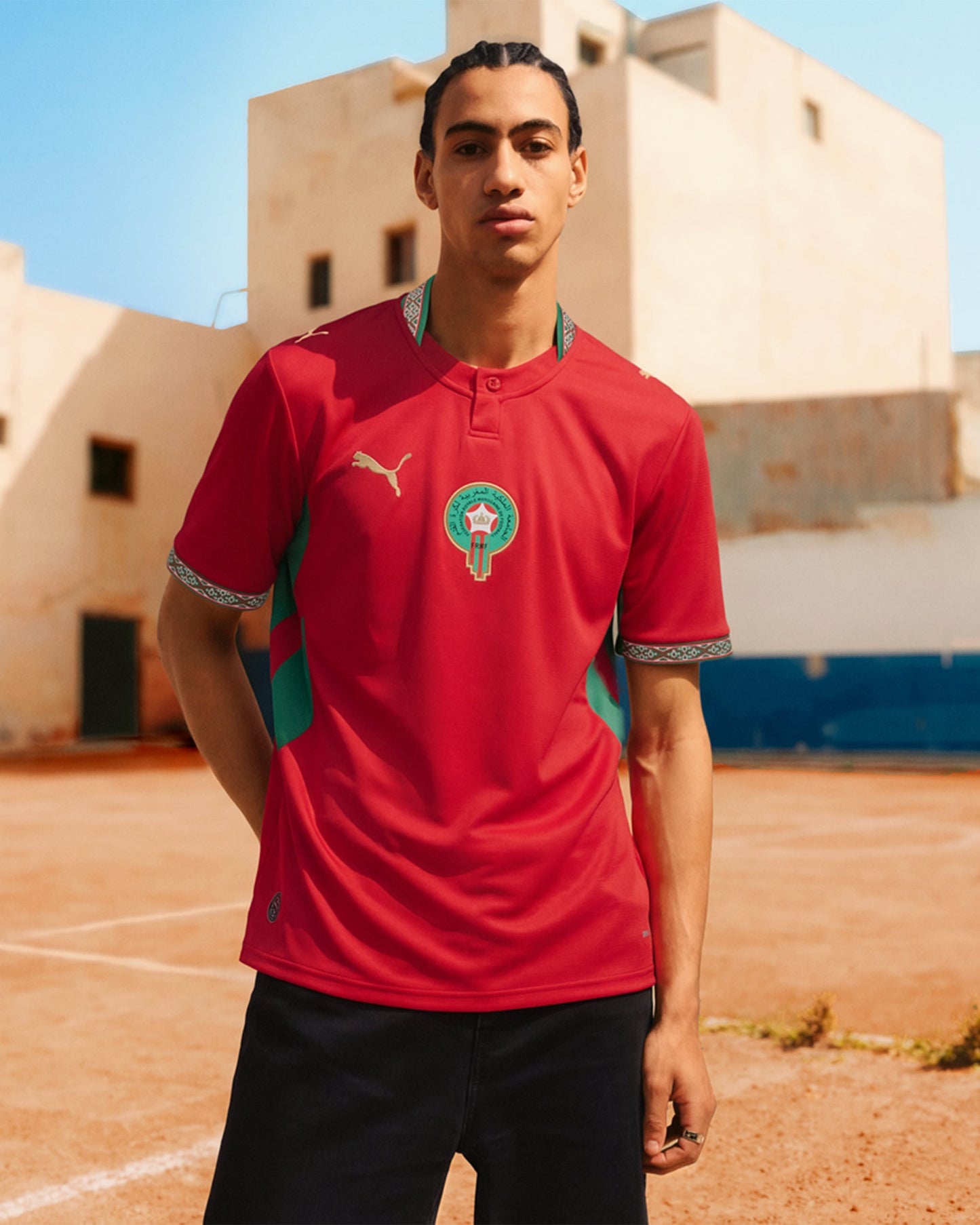 Jersey T-Shirt 1ª equipación 2026 Puma Morocco Futbol para hombre