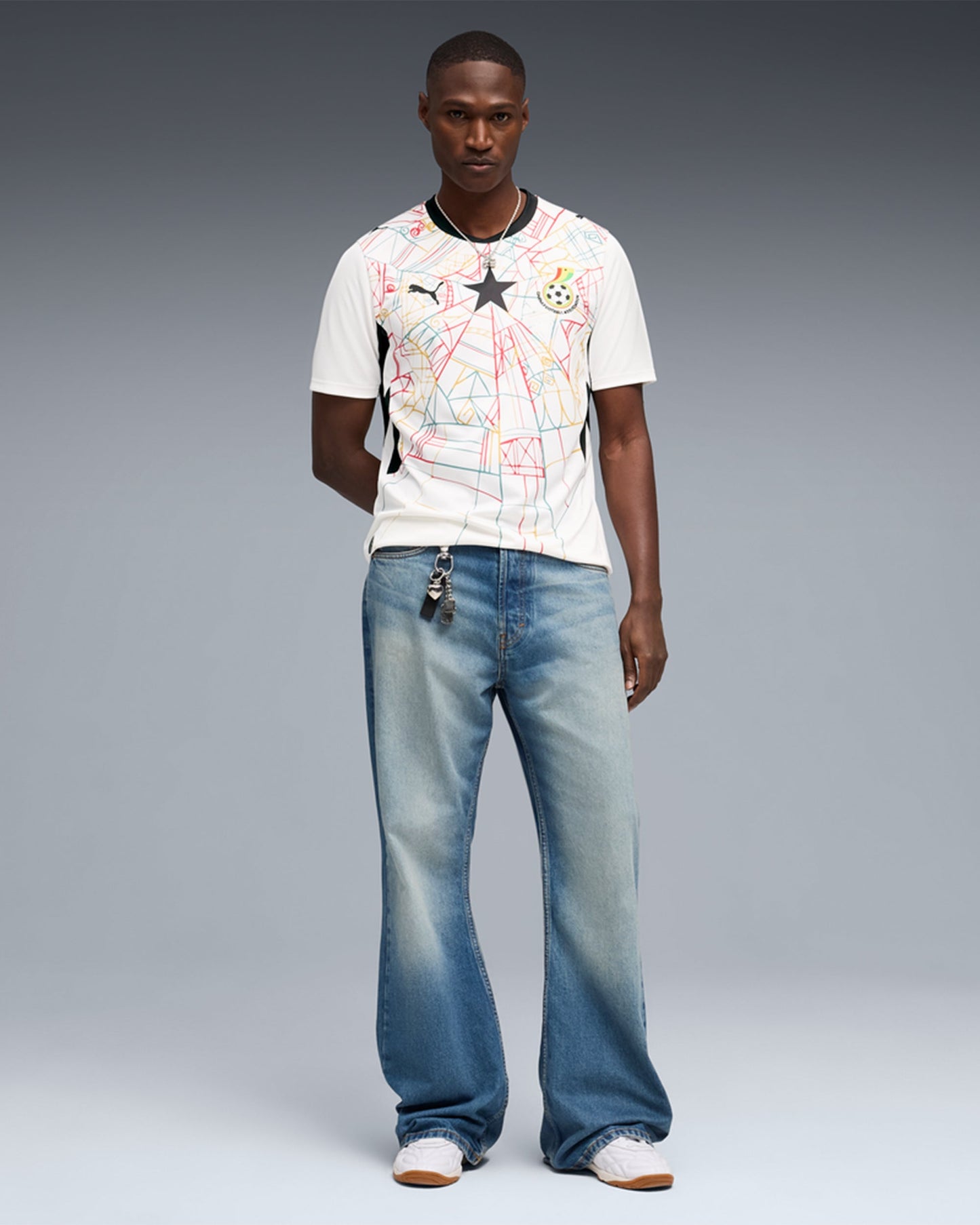 Jersey T-Shirt 1ª equipación 2026 Puma Republic of Ghana Futbol para hombre