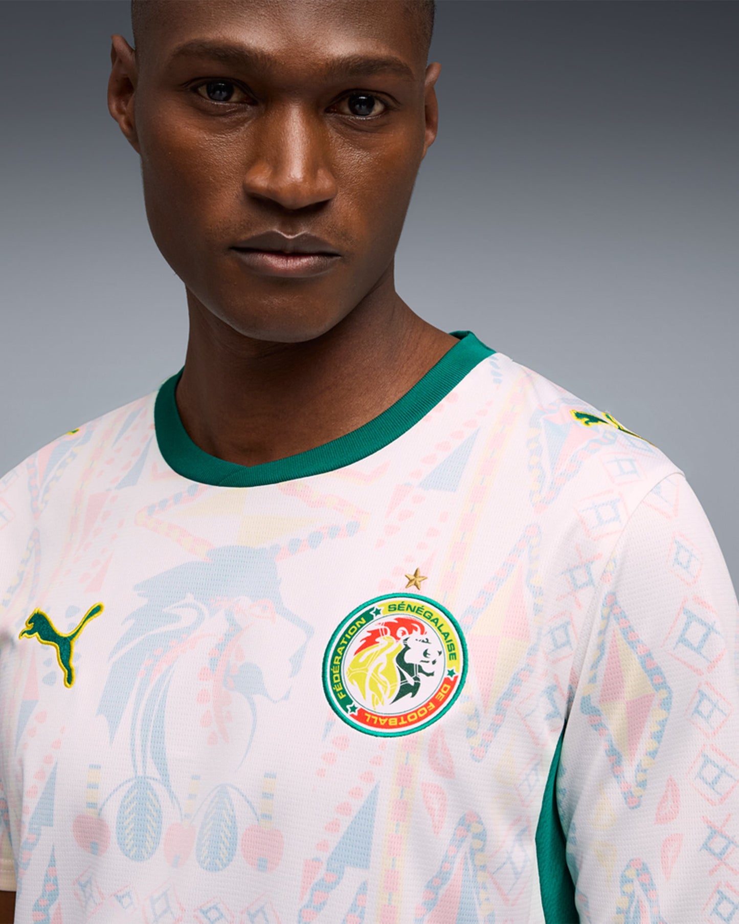 Jersey T-Shirt 1ª equipación 2026 Puma Republic of Senegal Futbol para hombre