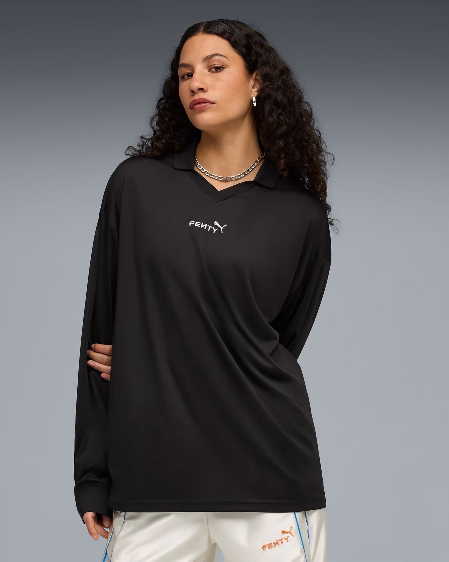 Camiseta Relaxed de manga larga Puma x FENTY Goalie para mujer