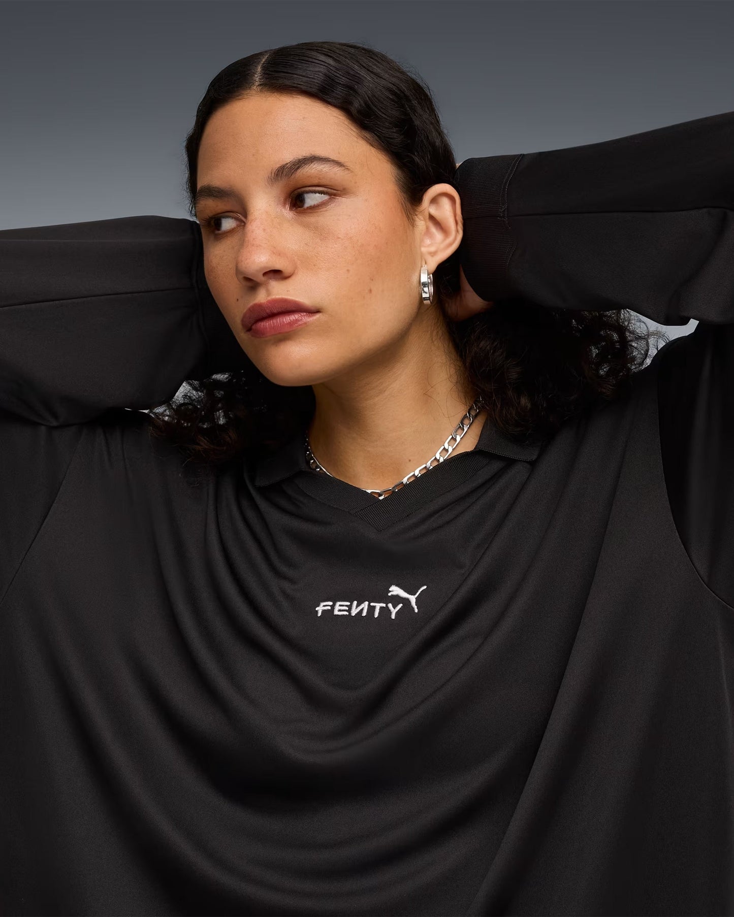 Camiseta Relaxed de manga larga Puma x FENTY Goalie para mujer