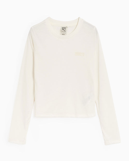 Camiseta Slim de manga larga Puma x Rosé para mujer
