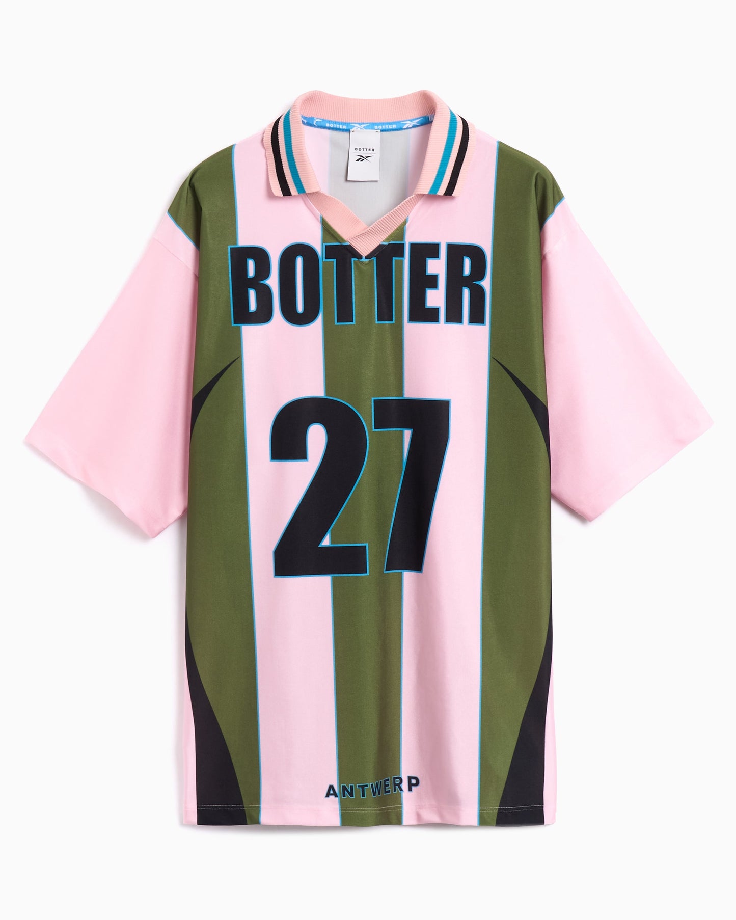 Jersey T-Shirt de rayas Reebok x Botter Reverse para hombre