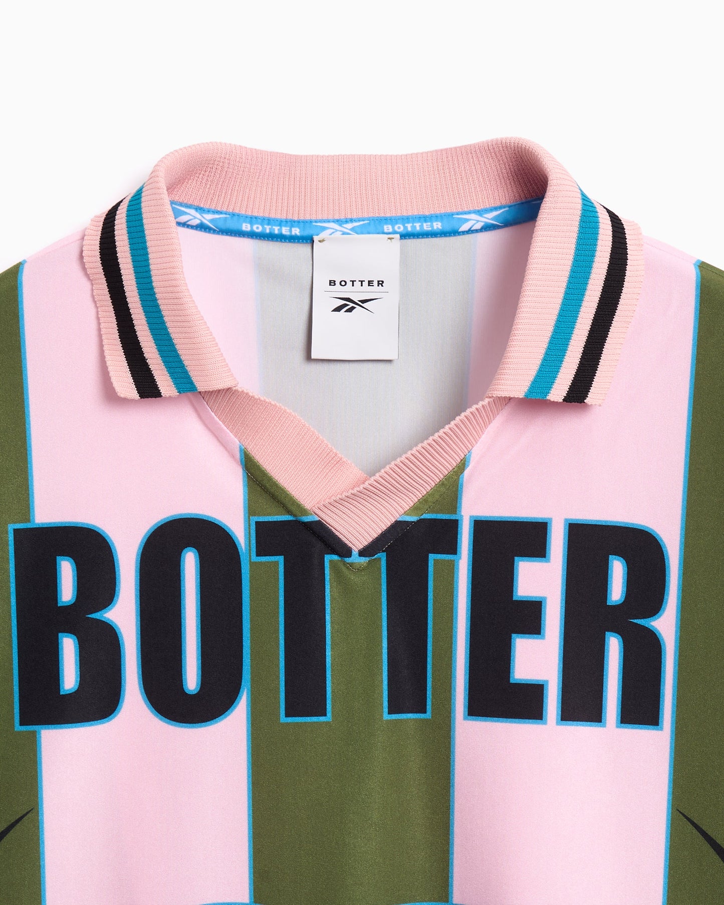 Jersey T-Shirt de rayas Reebok x Botter Reverse para hombre