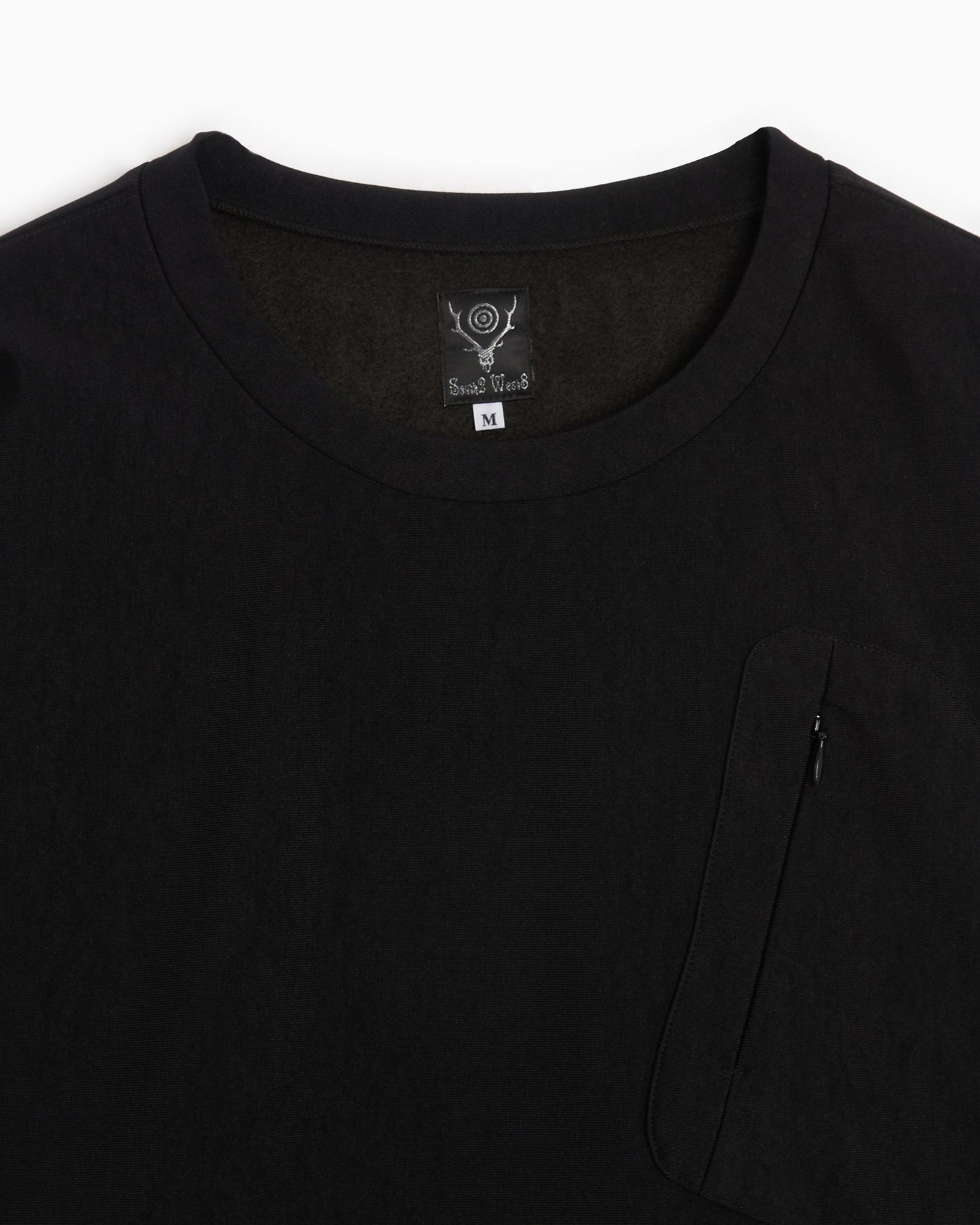 Camiseta South2 West8 Men's Zipped Pocket Fleece Long Sleeve T-Shirt para hombre