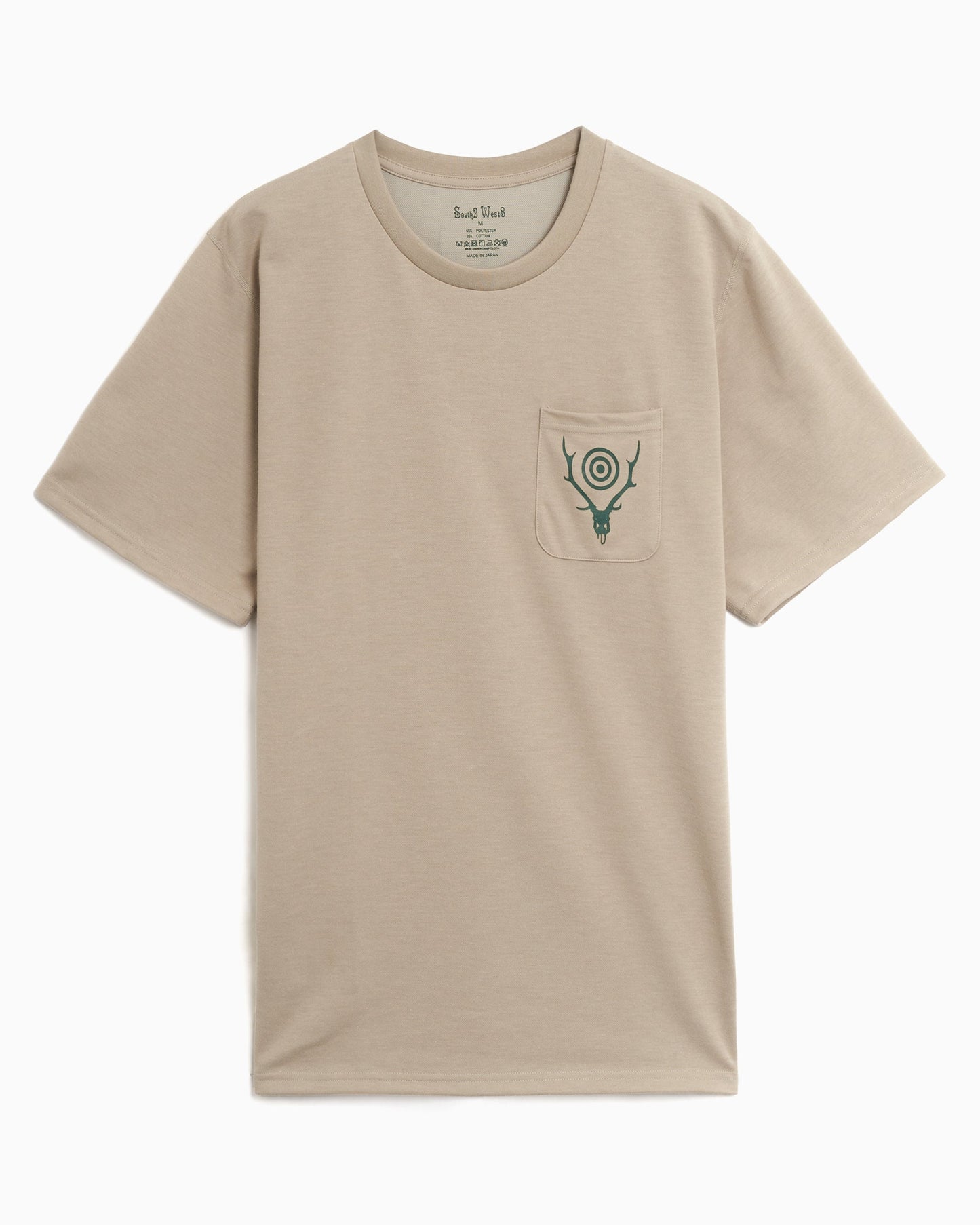 Camiseta con logo South2 West8 Round Pocket para hombre