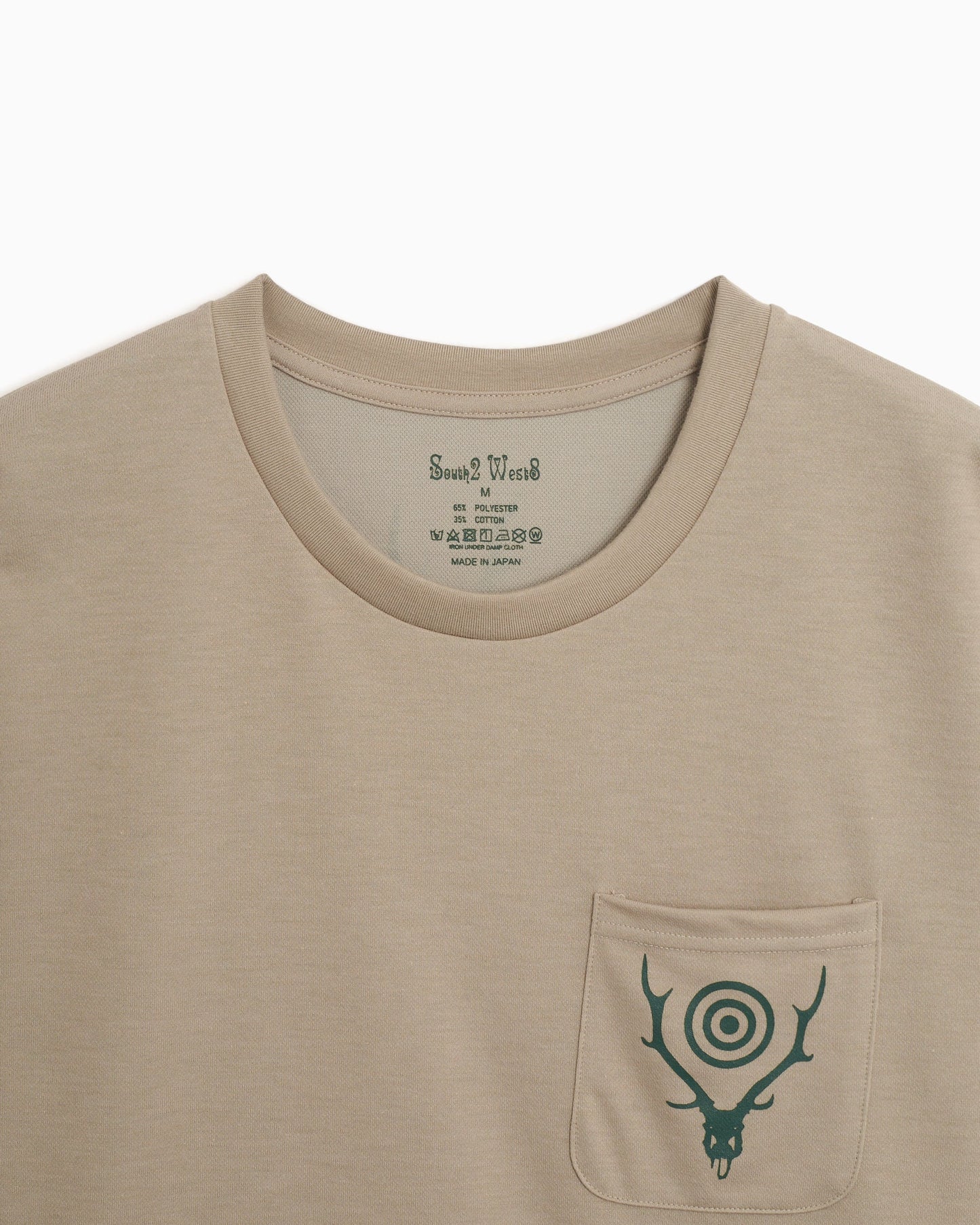 Camiseta con logo South2 West8 Round Pocket para hombre