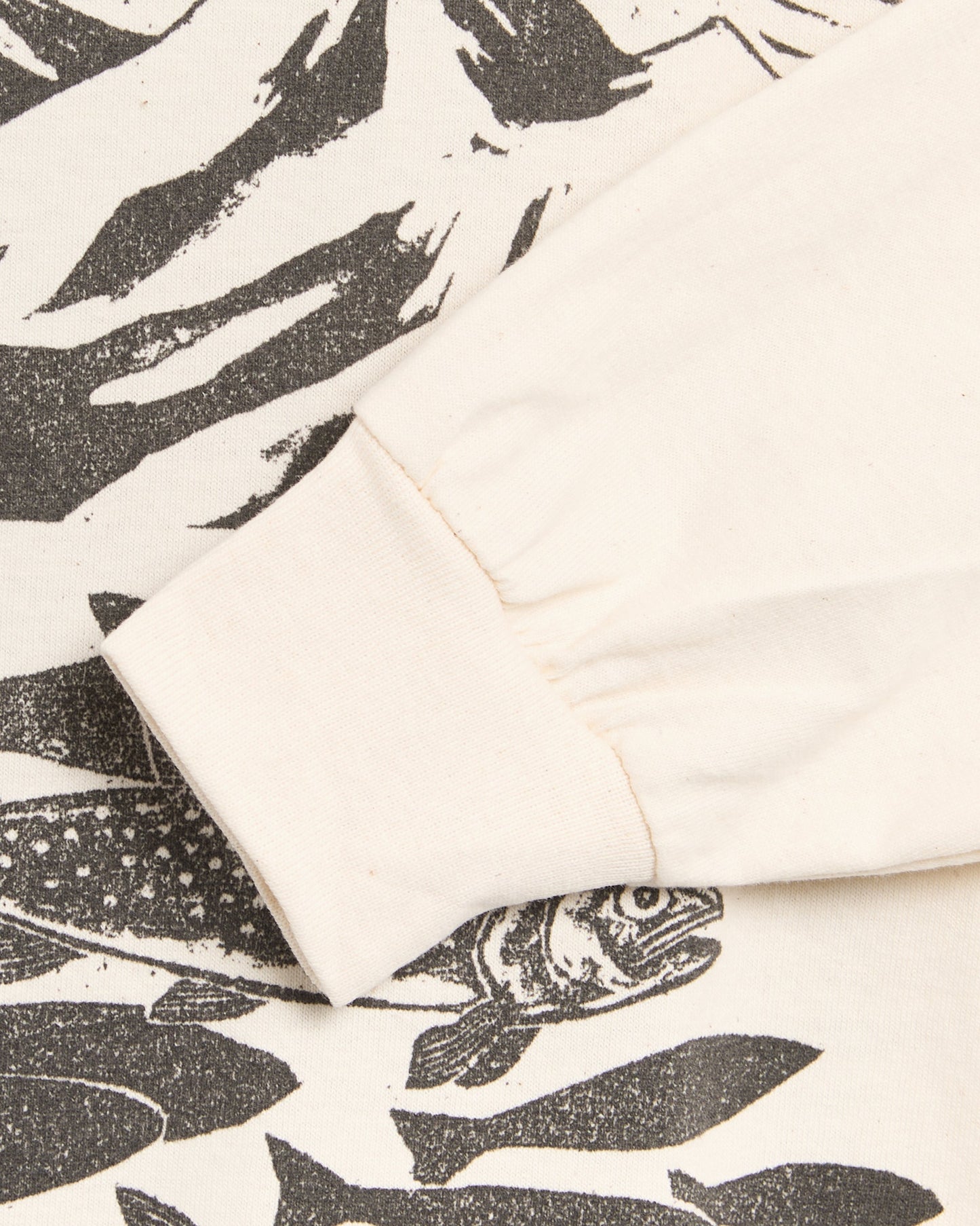 Camiseta con gráfico Relaxed de manga larga South2 West8 x F.KITAMURA para hombre