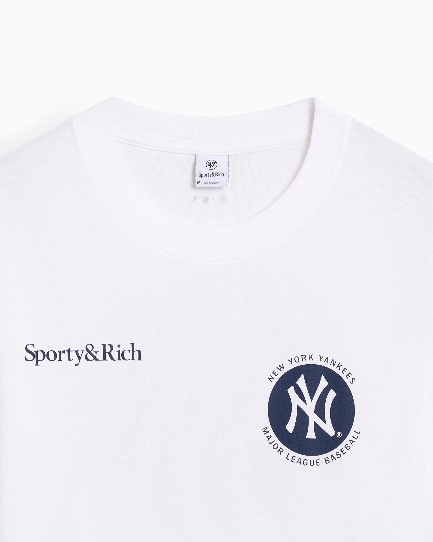 Camiseta con logo Sporty & Rich x 47 Brand NY Yankees World Series Unisex