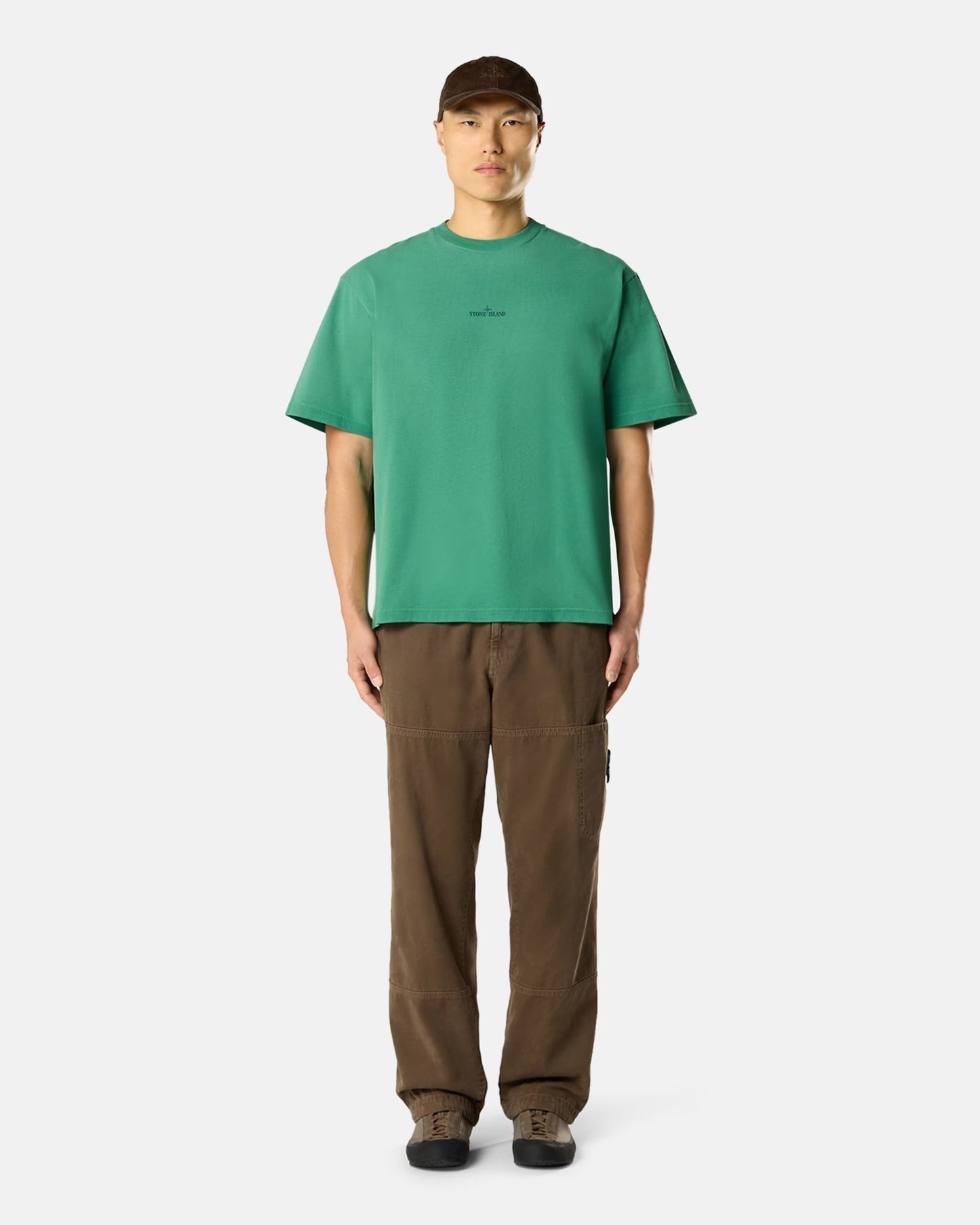 Camiseta con gráfico Stone Island Hand Sprayed para hombre