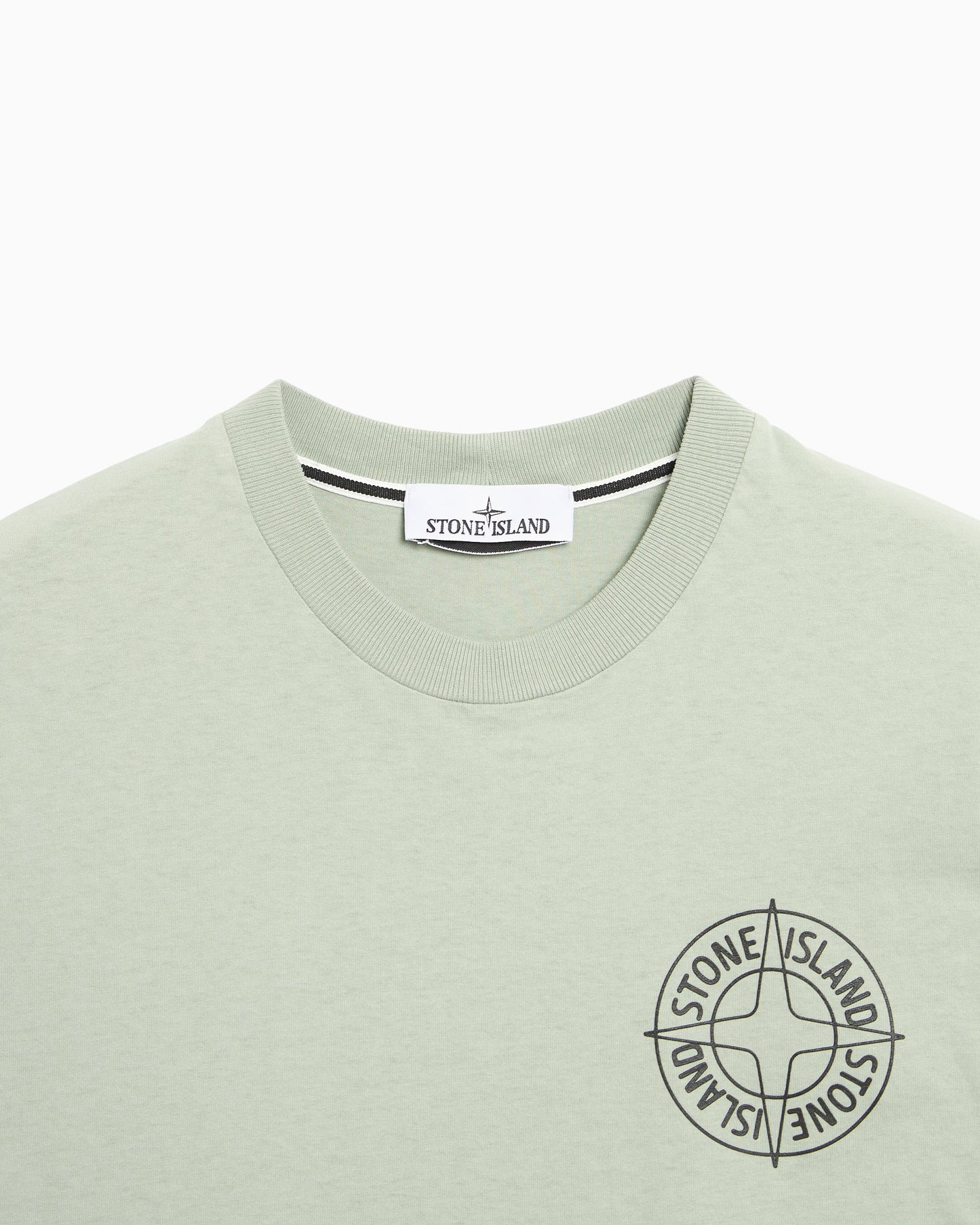 Camiseta con logo Stone Island para hombre