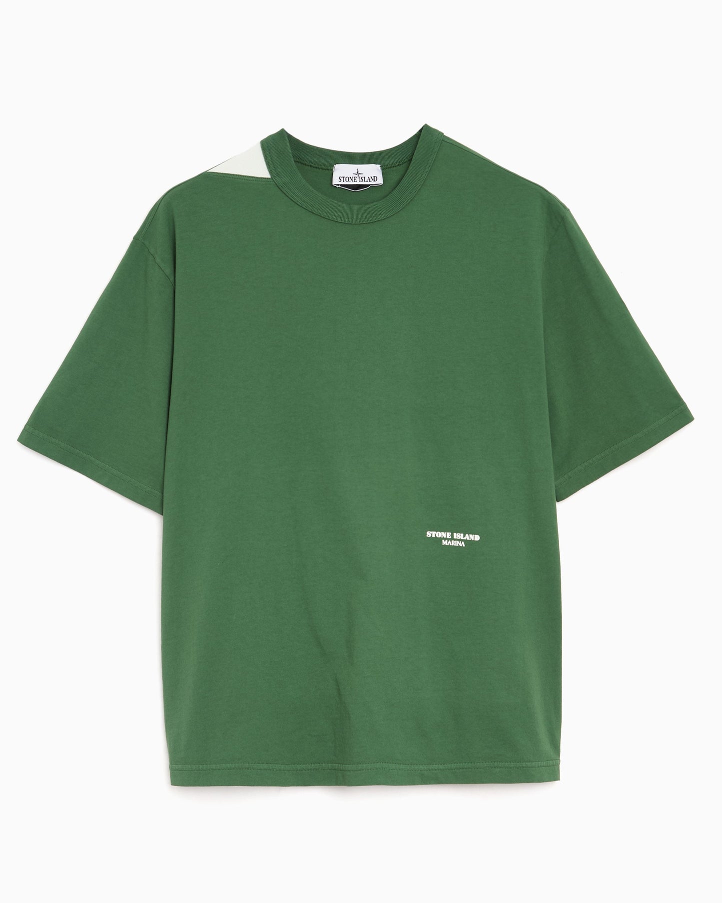 Camiseta con logo Oversize Stone Island Marina para hombre