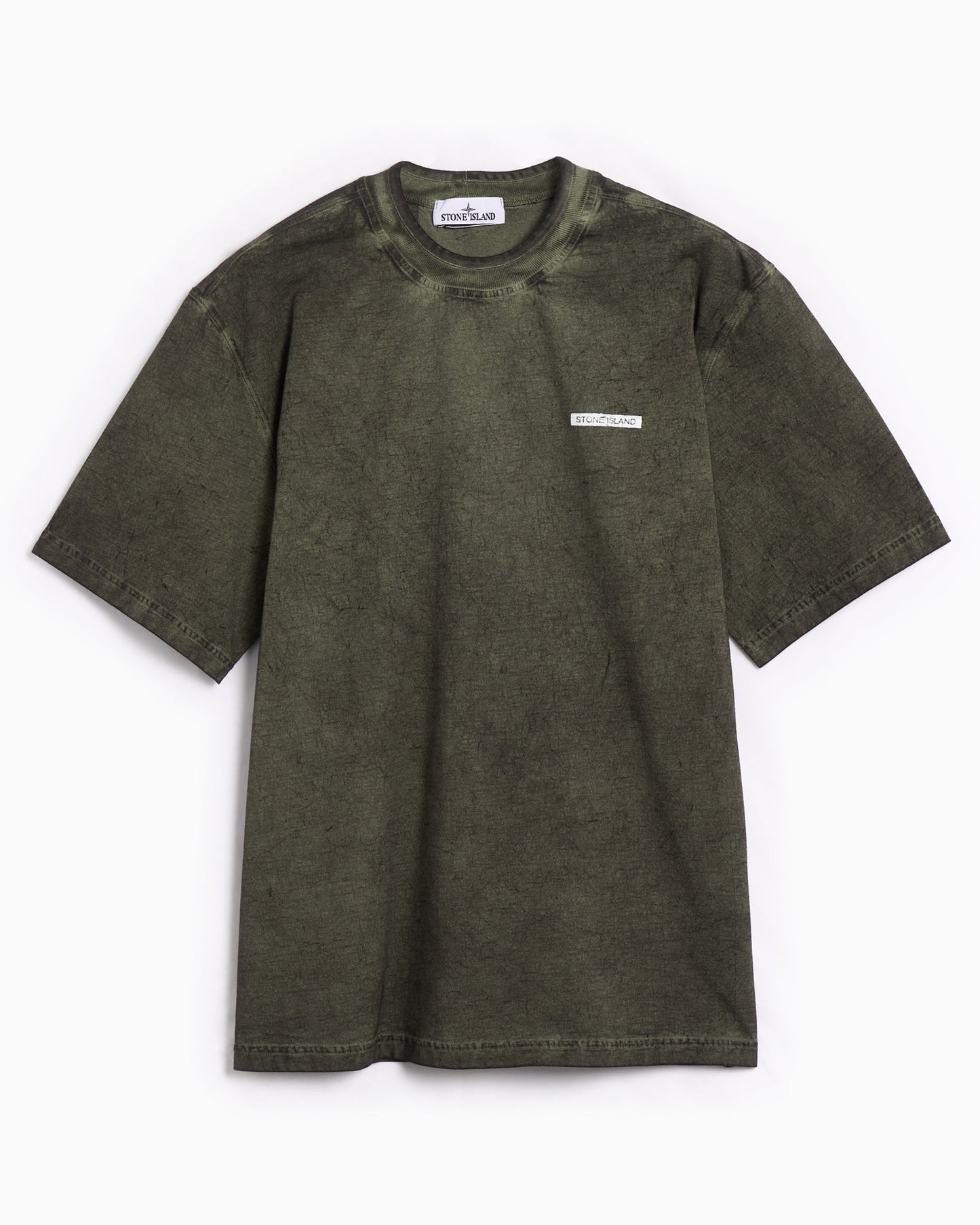 Camiseta Relaxed Stone Island "Velo" Effect para hombre