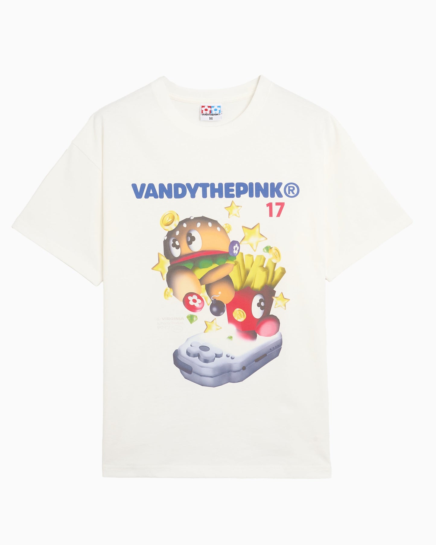 Camiseta con gráfico Relaxed VANDYTHEPINK Pixel Character para hombre