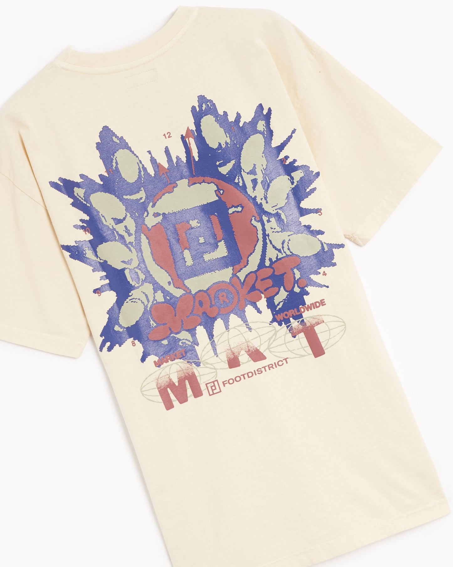 Camiseta x MARKET FOOTDISTRICT x MARKET Worldwide Unisex T-Shirt Unisex