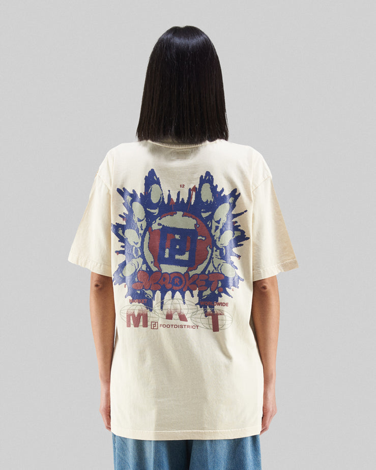 Camiseta x MARKET FOOTDISTRICT x MARKET Worldwide Unisex T-Shirt Unisex