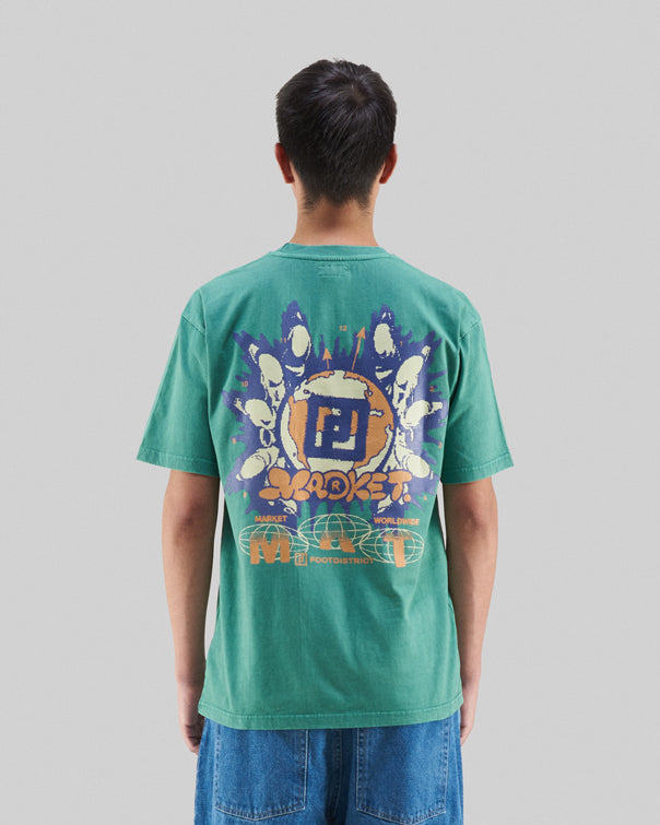 Camiseta x MARKET FOOTDISTRICT x MARKET Worldwide Unisex T-Shirt Unisex